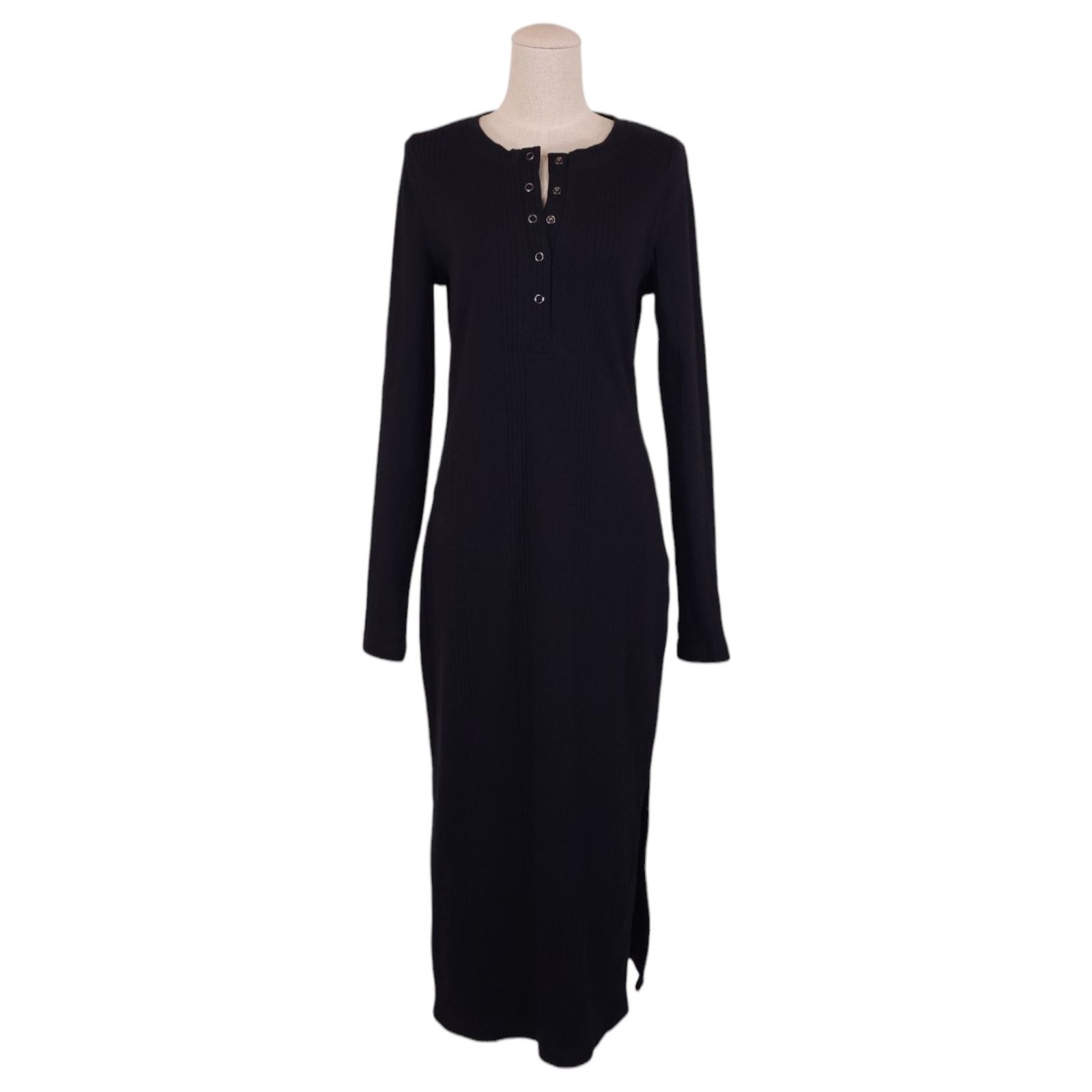 Sweaty Betty Sweaty Betty Henley Midi Dress Black Sz Medium Size M / US 6-8 / IT 42-44 - 1 Thumbnail