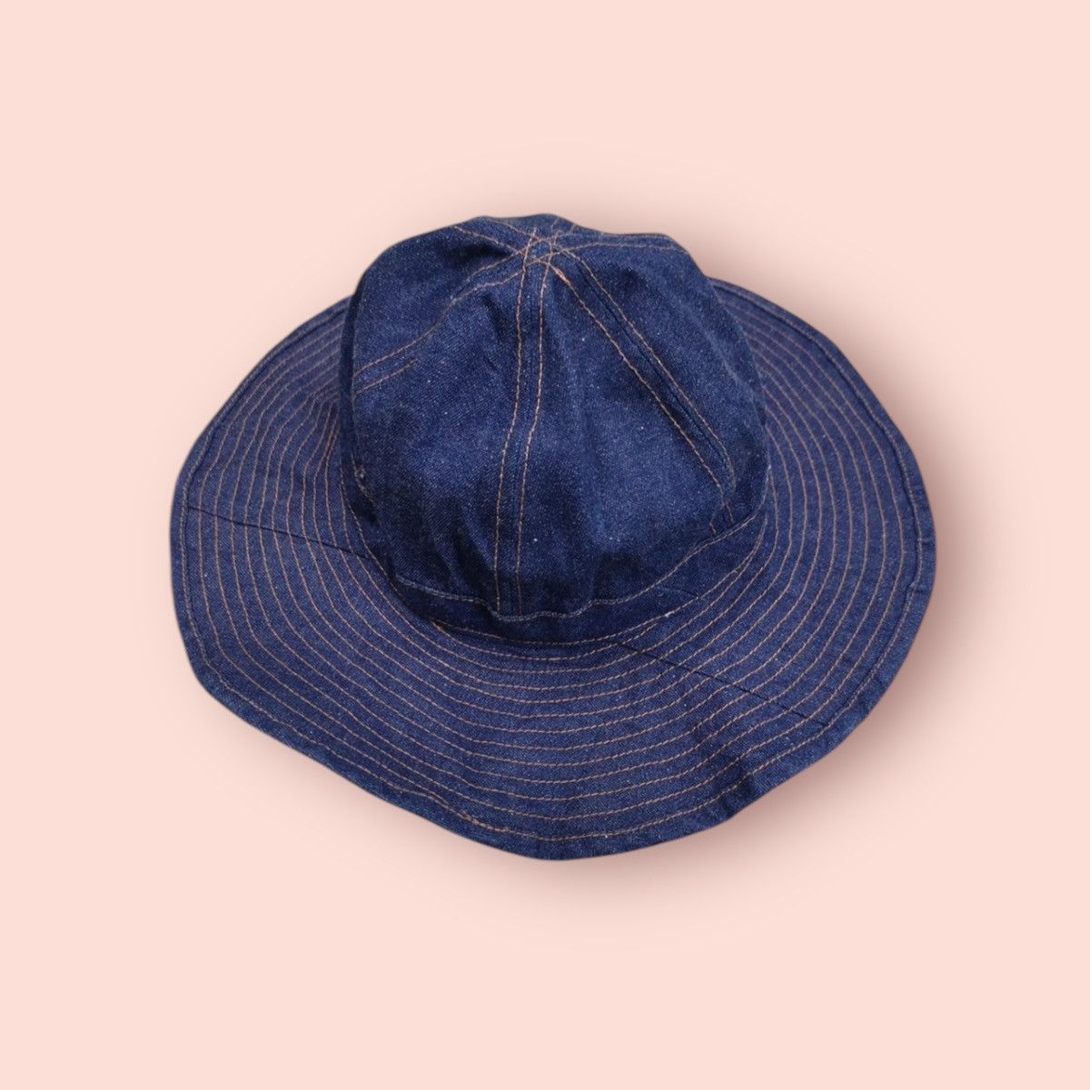 Antik Denim CUSTOM 6 PANELS RAW DENIM HAT Size ONE SIZE - 4 Thumbnail