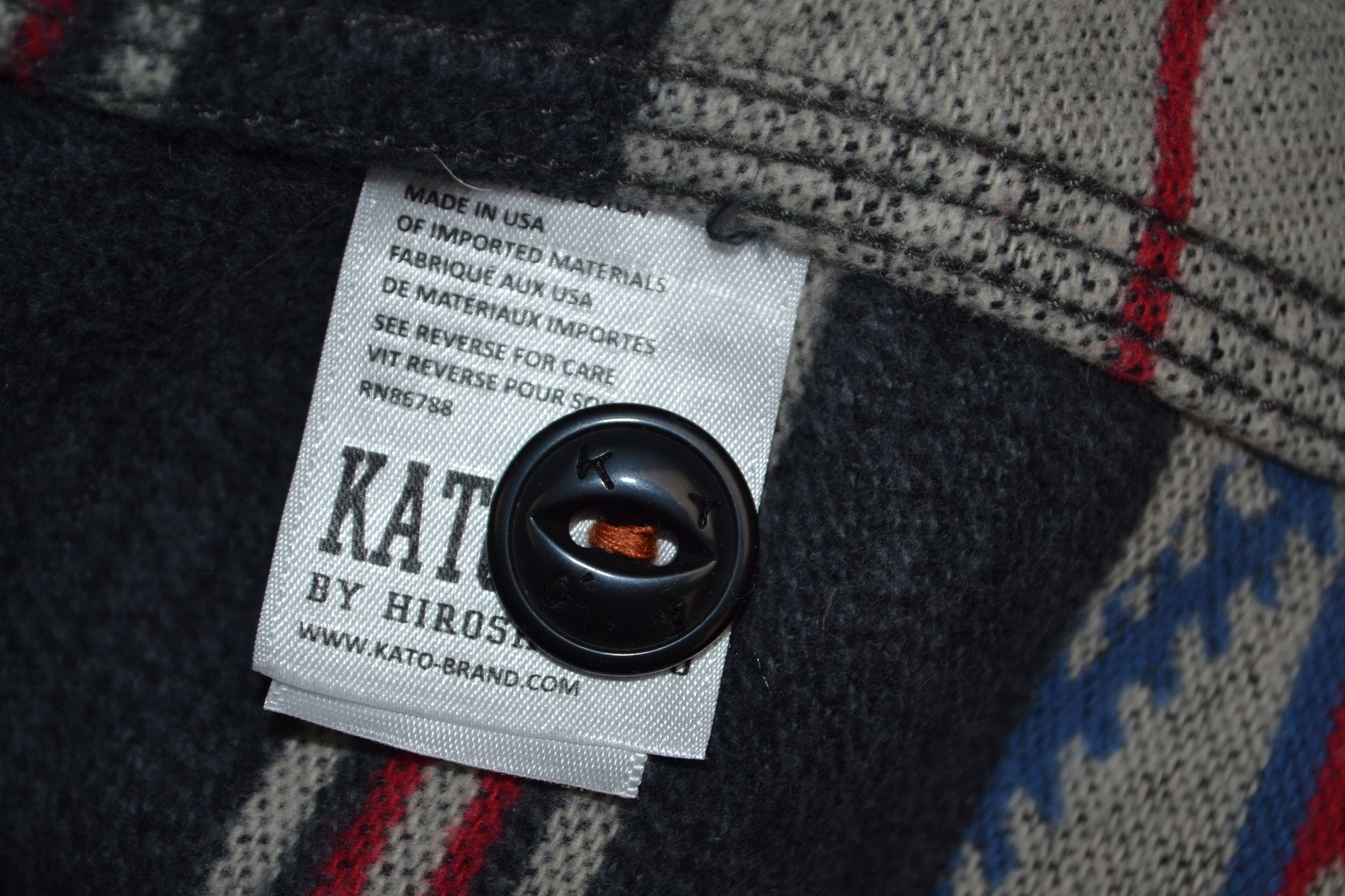 Hiroshi Kato Hiroshi Kato The Anvil Tribal Brushed Shirt Jacket Made USA Size US S / EU 44-46 / 1 - 10 Thumbnail