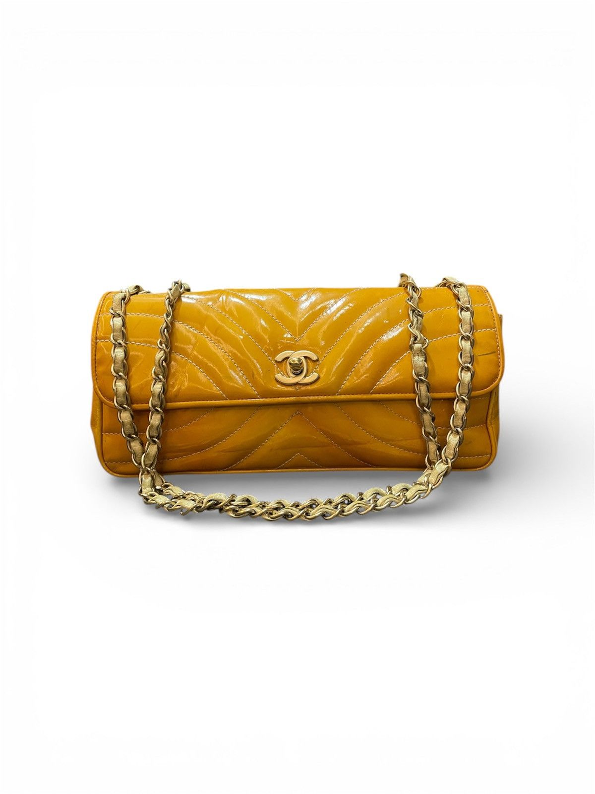 Chanel Authentic CHANEL timeless/ classique patent leather Size ONE SIZE - 1 Thumbnail