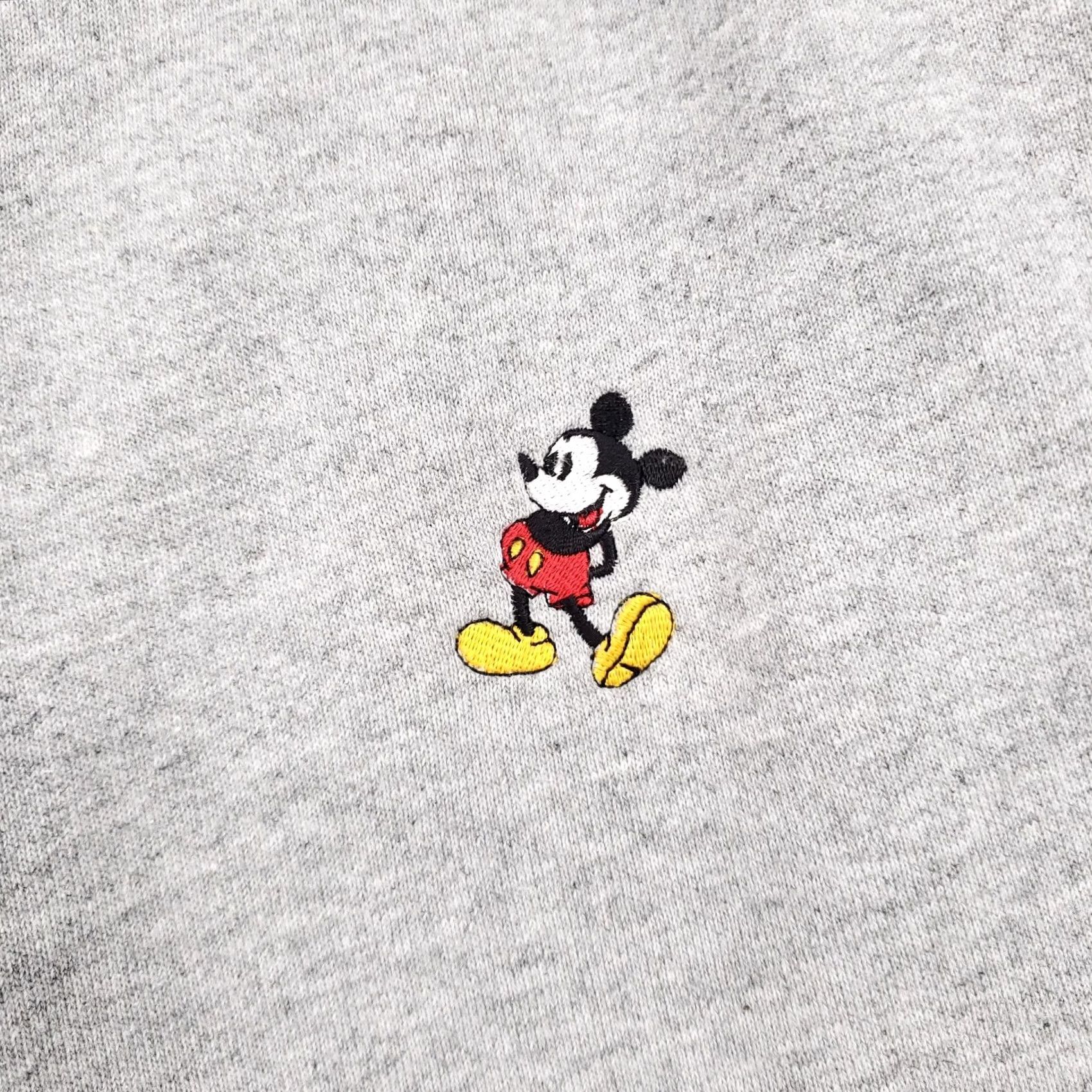 Disney VINTAGE Disney Walt Disney World Sweatpants Men Medium Gray Mickey Mouse Fleece Pull On Heather Size US 31 - 4 Thumbnail