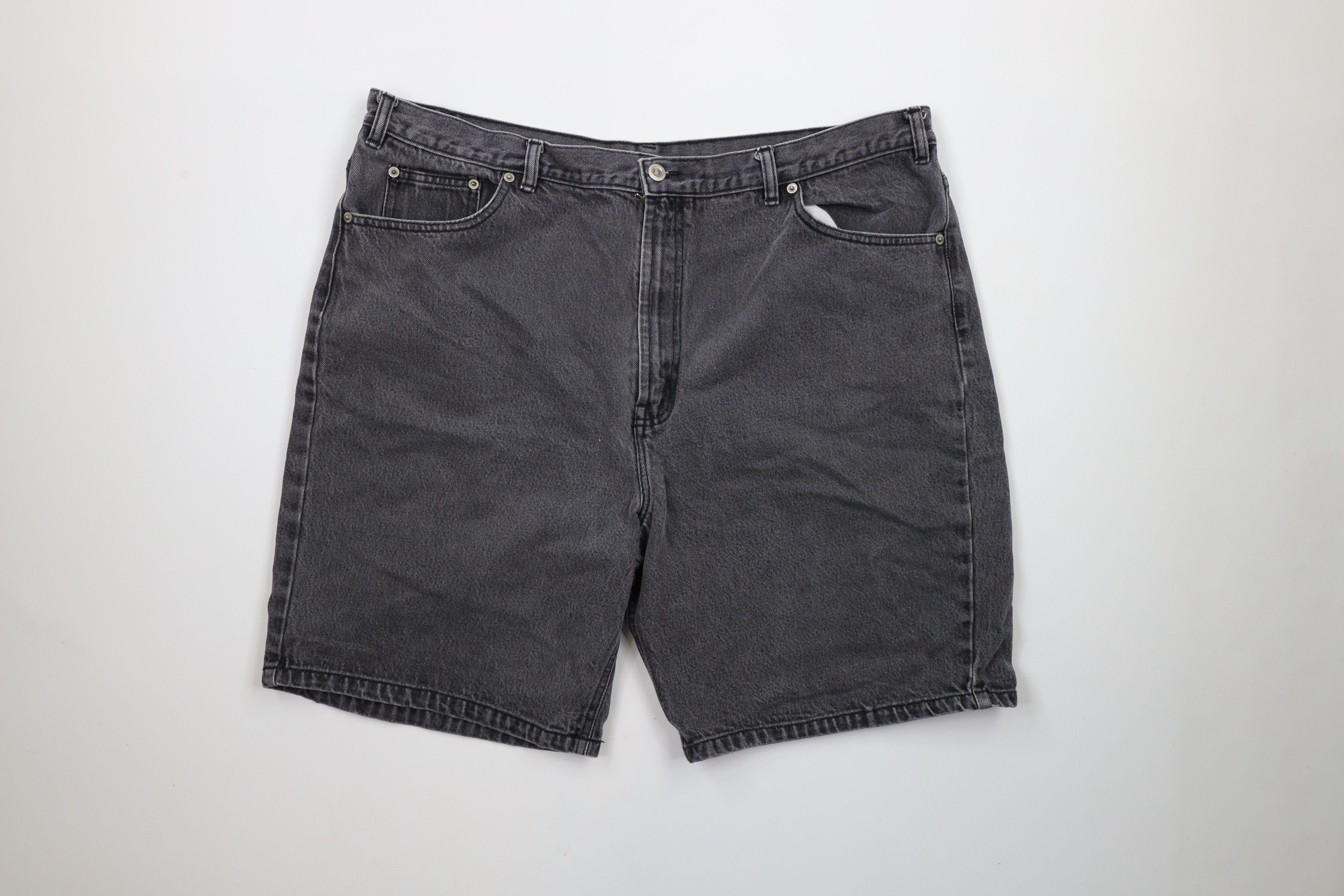 Vintage Vintage 90s Streetwear Above Knee Denim Jean Shorts Jorts Size US 40 / EU 56 - 1 Thumbnail