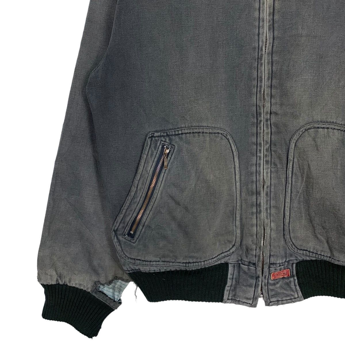 Japanese Brand HALEI-WA Casual Wear Bomber Jacket #0222-C10 Size US L / EU 52-54 / 3 - 4 Thumbnail