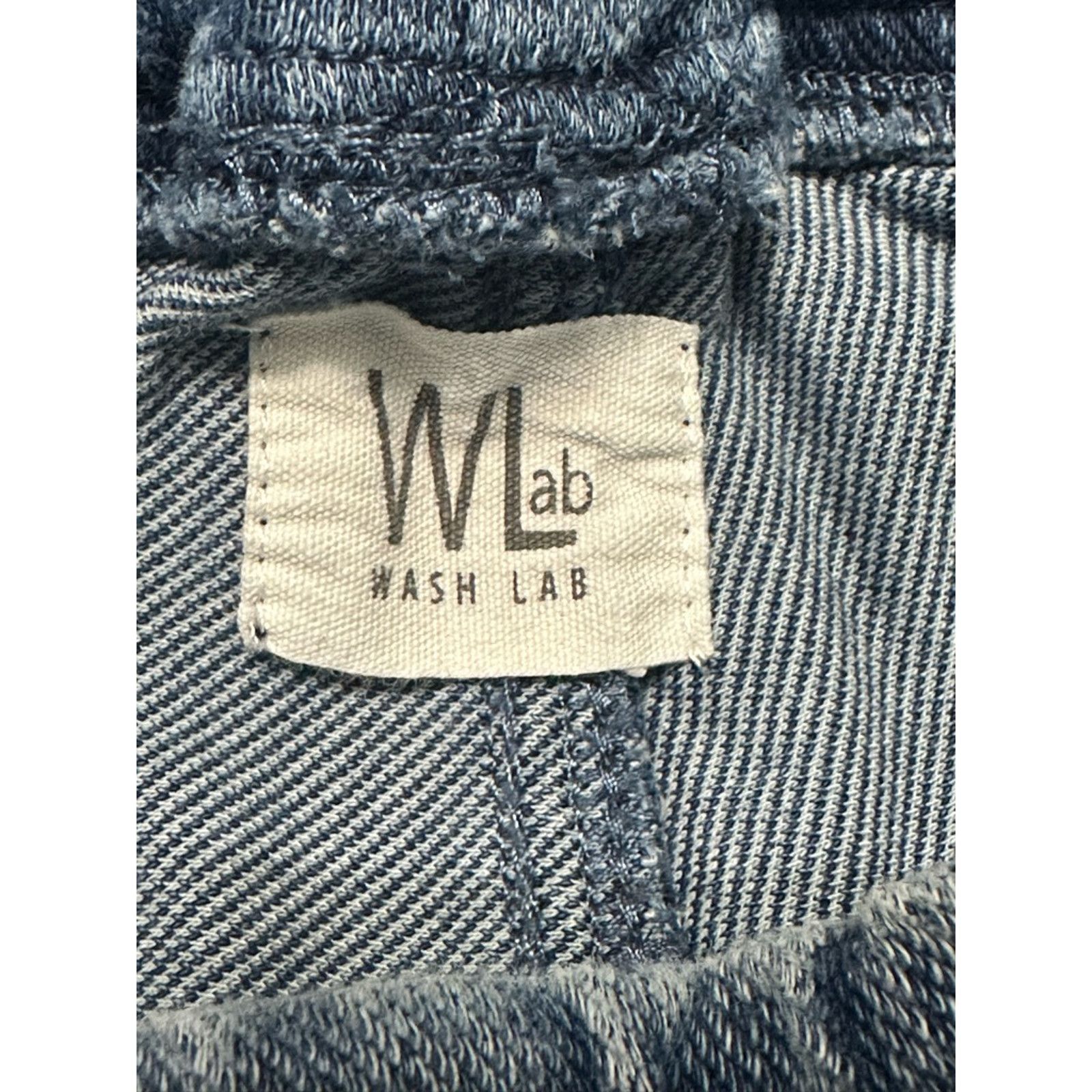 Other Wash Lab Jeggings Tie Waist Slim Fit Dark Wash Denim M NWOT Size 28" / US 6 / IT 42 - 7 Thumbnail