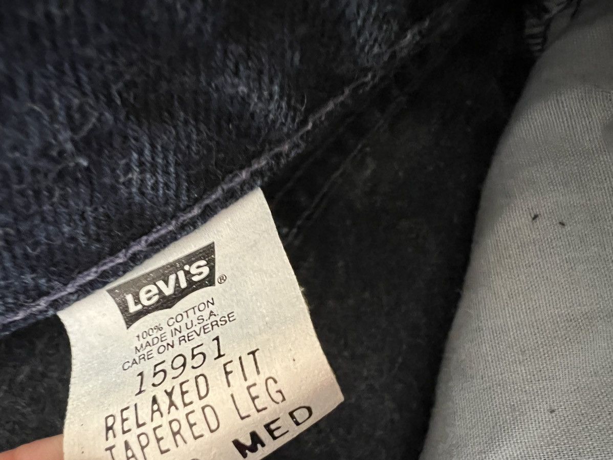 Levi's Vintage levis 15951 relaxed fit tapered leg orange tab jeans Size 27" / US 4 / IT 40 - 6 Thumbnail