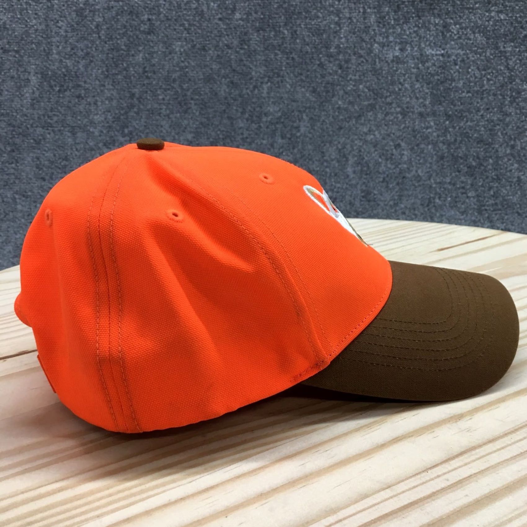 Vintage Richardson Adventure Baseball Cap Unisex Orange OS Curved Brim Embroidered Size ONE SIZE - 5 Thumbnail