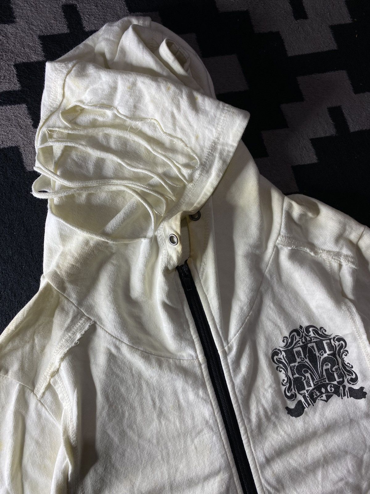 Hysteric Glamour Japanese Algonquins distressed zip hoodie Size US M / EU 48-50 / 2 - 4 Thumbnail