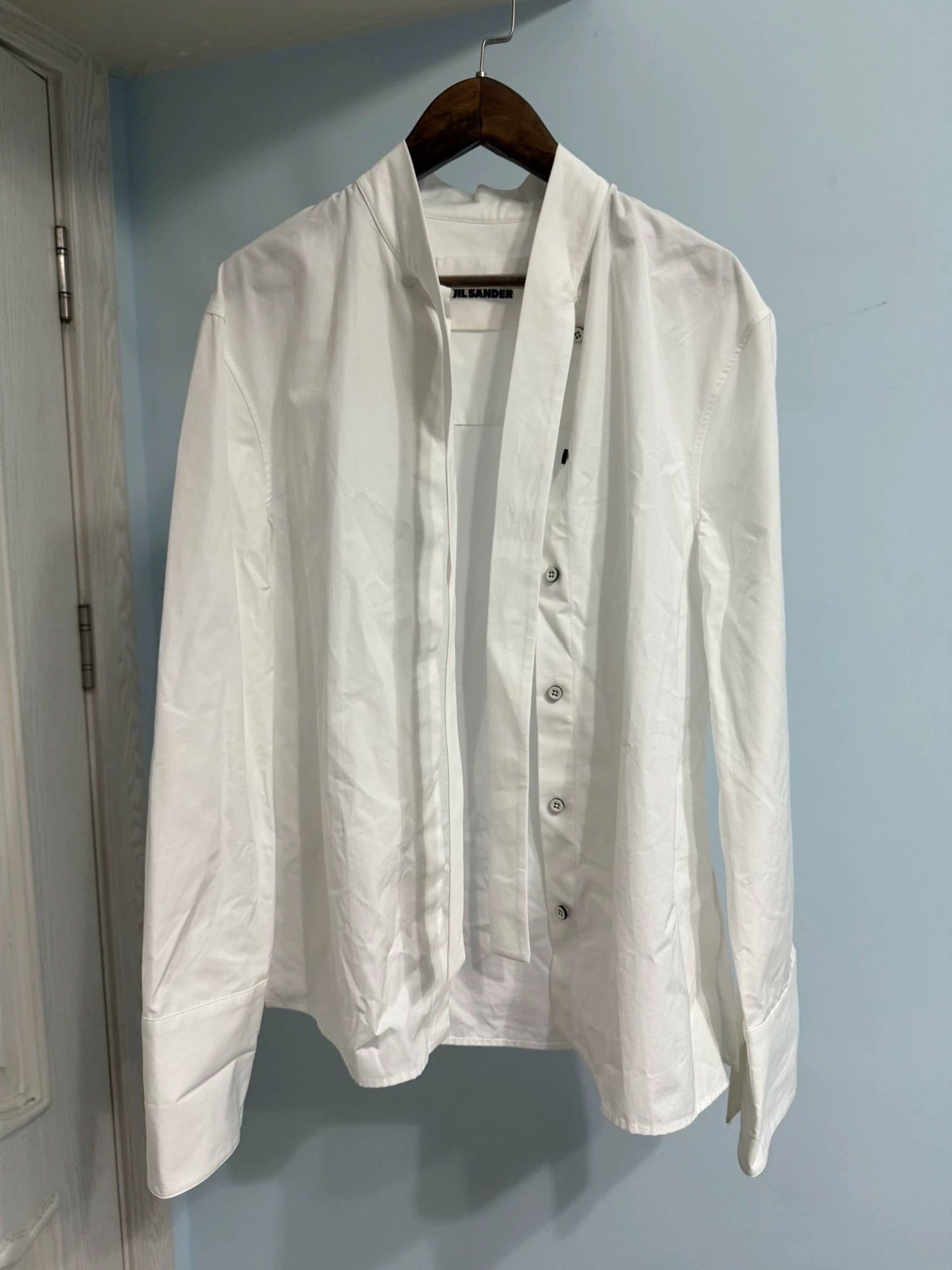 Jil Sander Jil Sander minimalist ribbon shirt Size XXS / US 00 / IT 34 - 3 Thumbnail