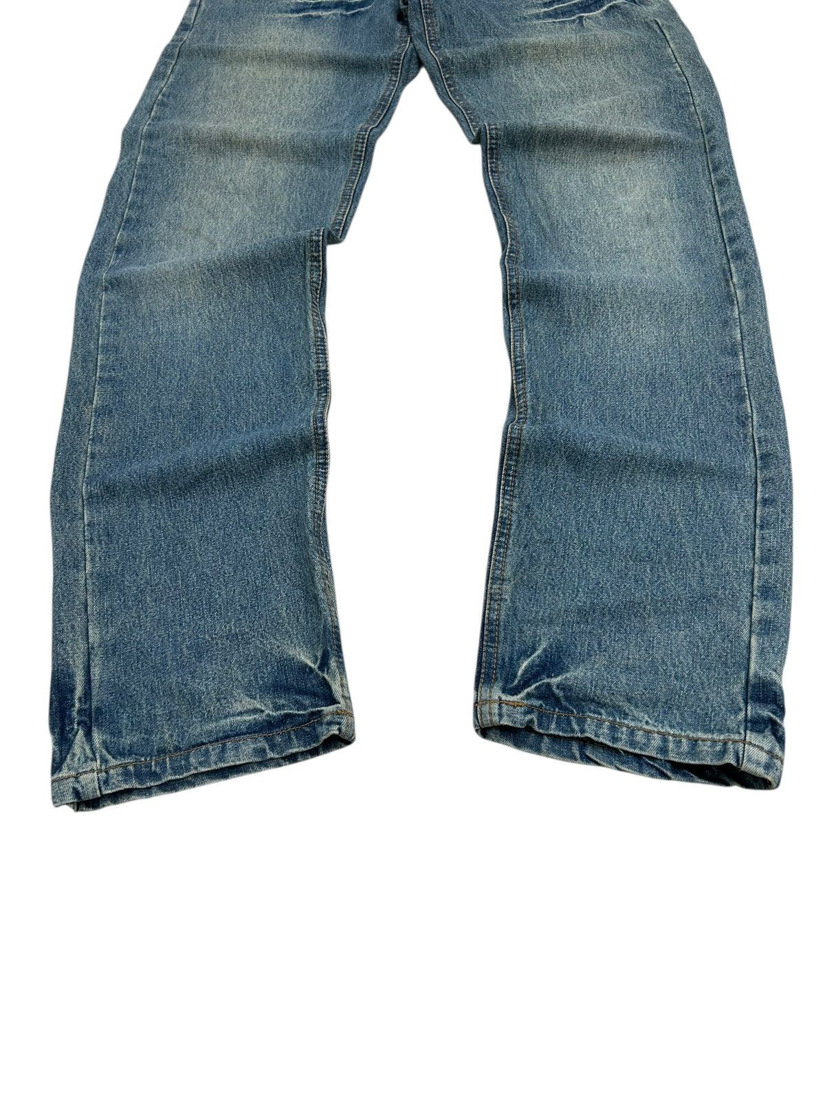 GOSTAR DE FUGA Strange Heaven Double Waist Clawn Mark Whisker Light Washed Size US 30 / EU 46 - 3 Thumbnail