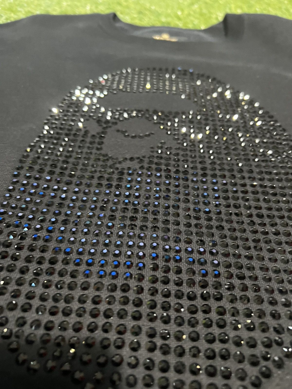 Bape SWAROVSKI BIG APE HEAD CREWNECK Size US XL / EU 56 / 4 - 1 Thumbnail