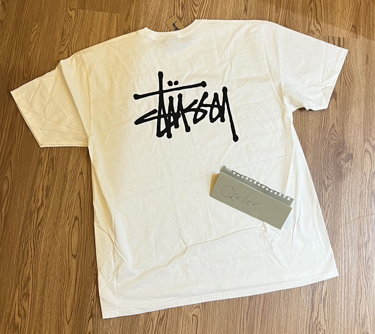 Stussy Stussy basic white tee Size US XL / EU 56 / 4 - 4 Thumbnail