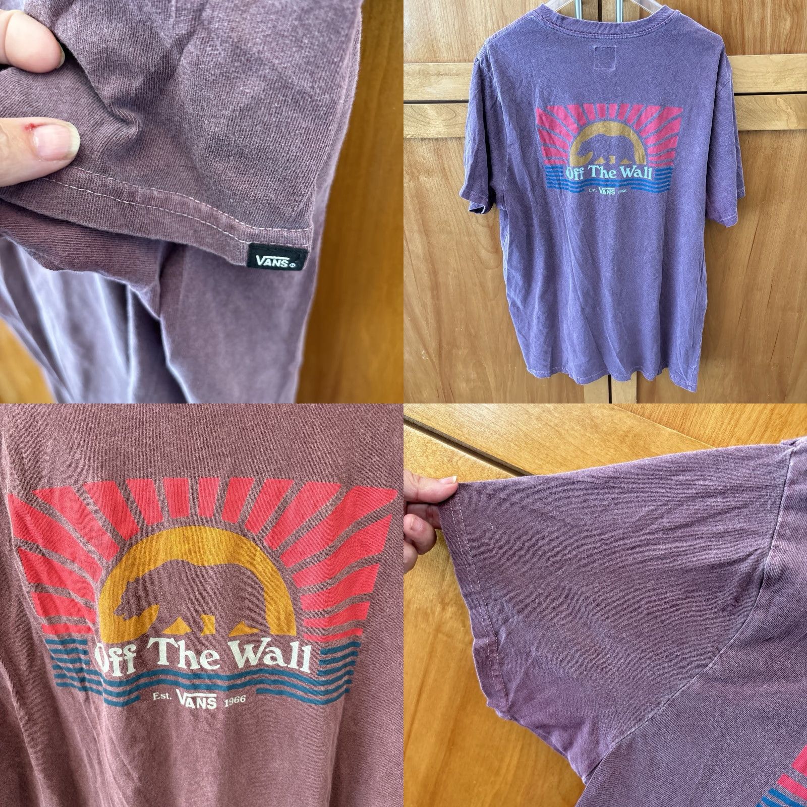 Vans VANS Shirt XL Purple Logo Pocket Tee Short Sleeve Graphic Print Size US XL / EU 56 / 4 - 8 Thumbnail