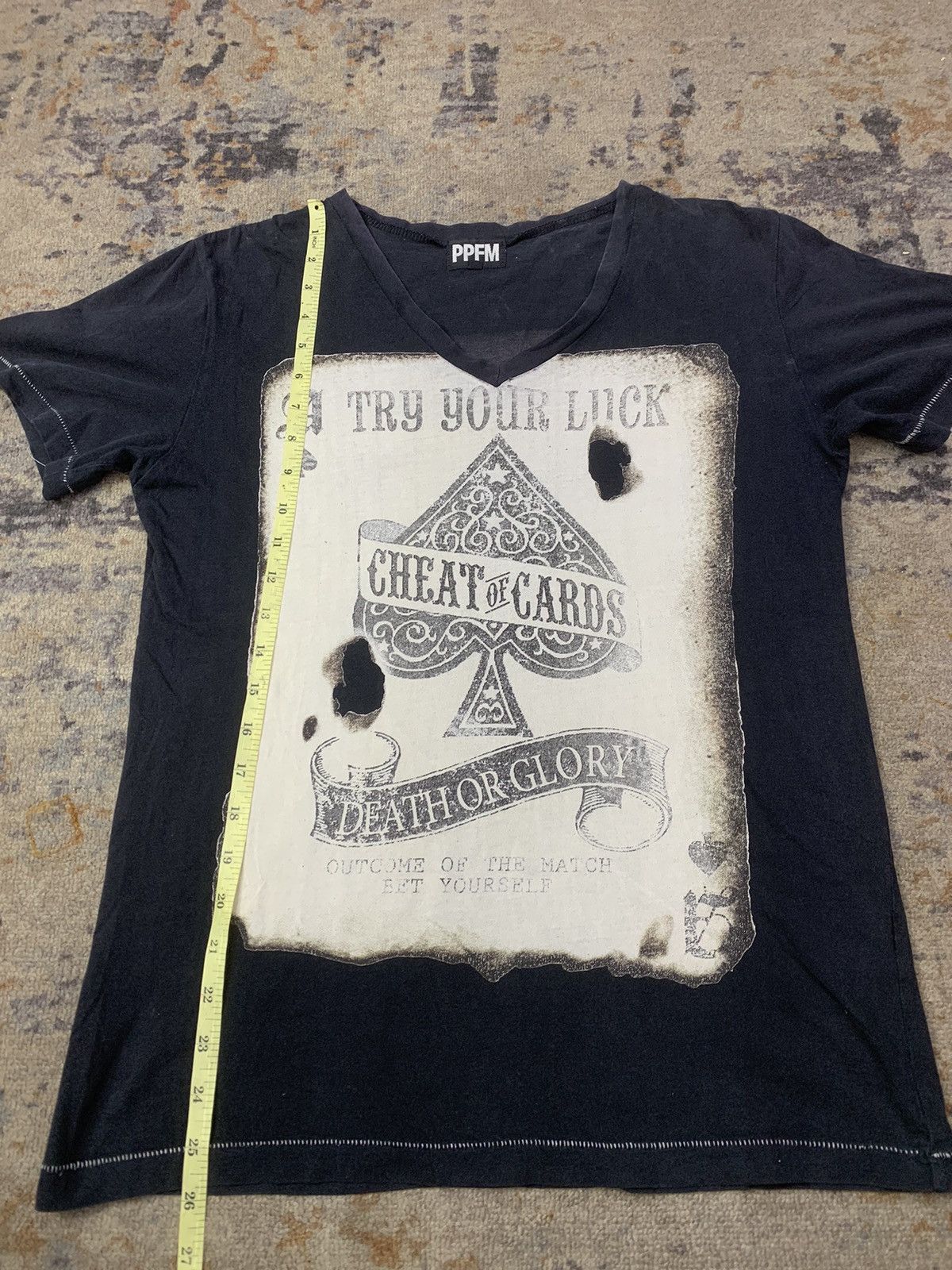 If Six Was Nine × Japanese Brand × PPFM Vintage PPFM DEATH OR GLORY punks spade Size US M / EU 48-50 / 2 - 11 Thumbnail