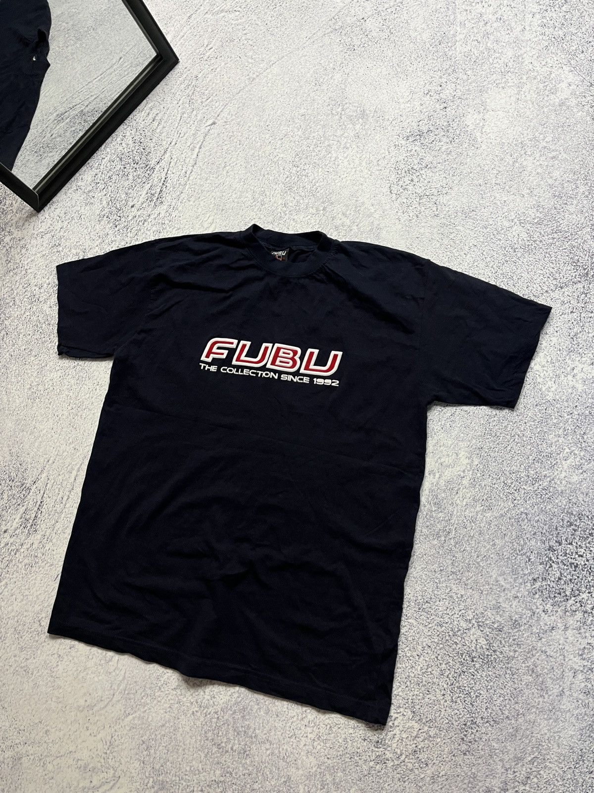 Fubu × Vintage Vintage Fubu The Collection T-Shirt Big Logo Rap USA Hip Hop Size US L / EU 52-54 / 3 - 3 Thumbnail