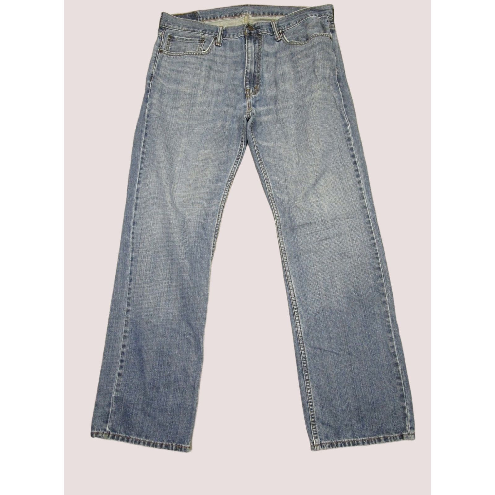 Levi's Levi's 559 Jeans Men 36x34 Relaxed Straight Leg Distressed Light Wash Denim Jeans Regular Blue Size US 36 / EU 52 - 1 Thumbnail