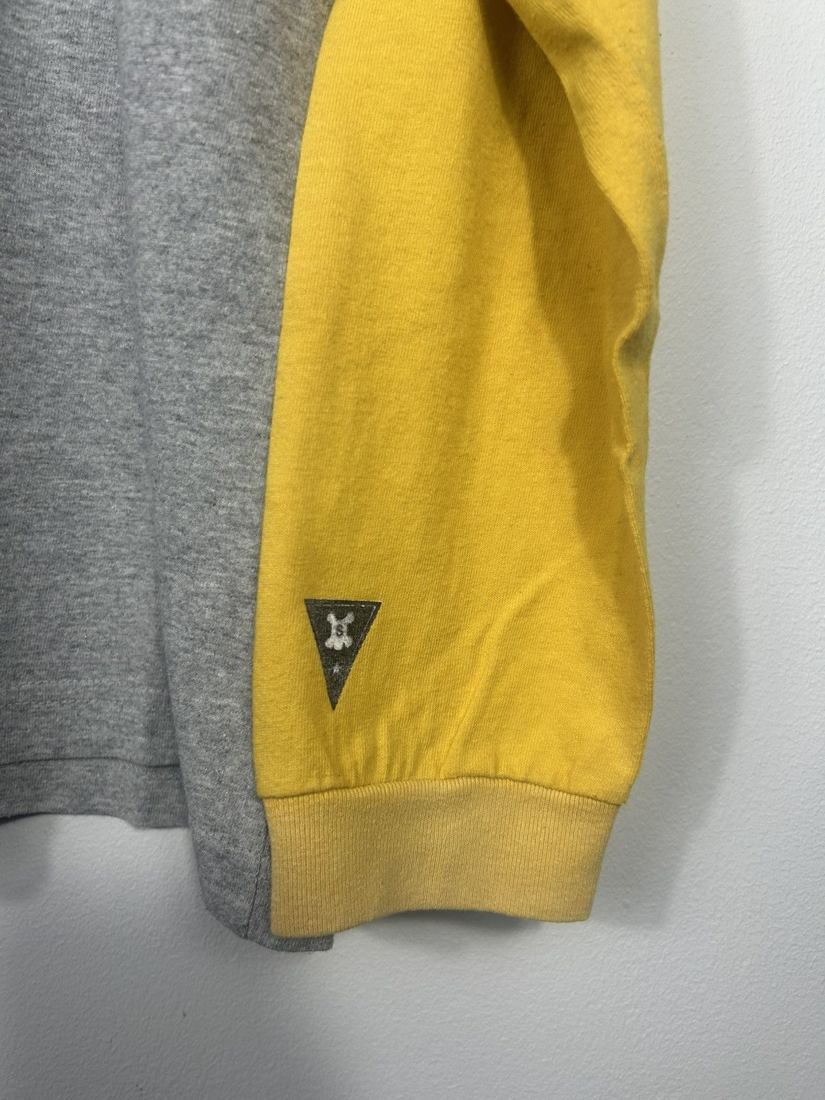 Stussy Vintage Stüssy Long Sleeve Grey & Yellow size L Size US L / EU 52-54 / 3 - 6 Thumbnail