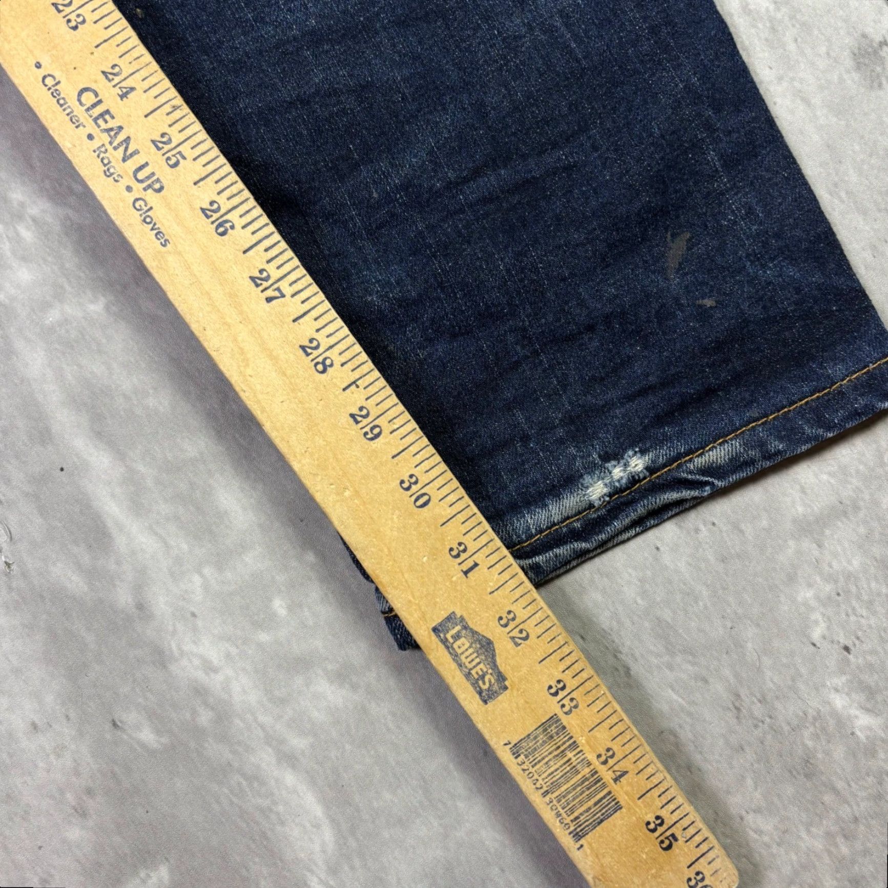 Levi's Levi's 541 Jeans Mens 32x32 Distressed Denim Athletic Tapered 5-Pocket Denim Pants Blue Vintage-Style Casual Pan ts Size US 32 / EU 48 - 5 Thumbnail