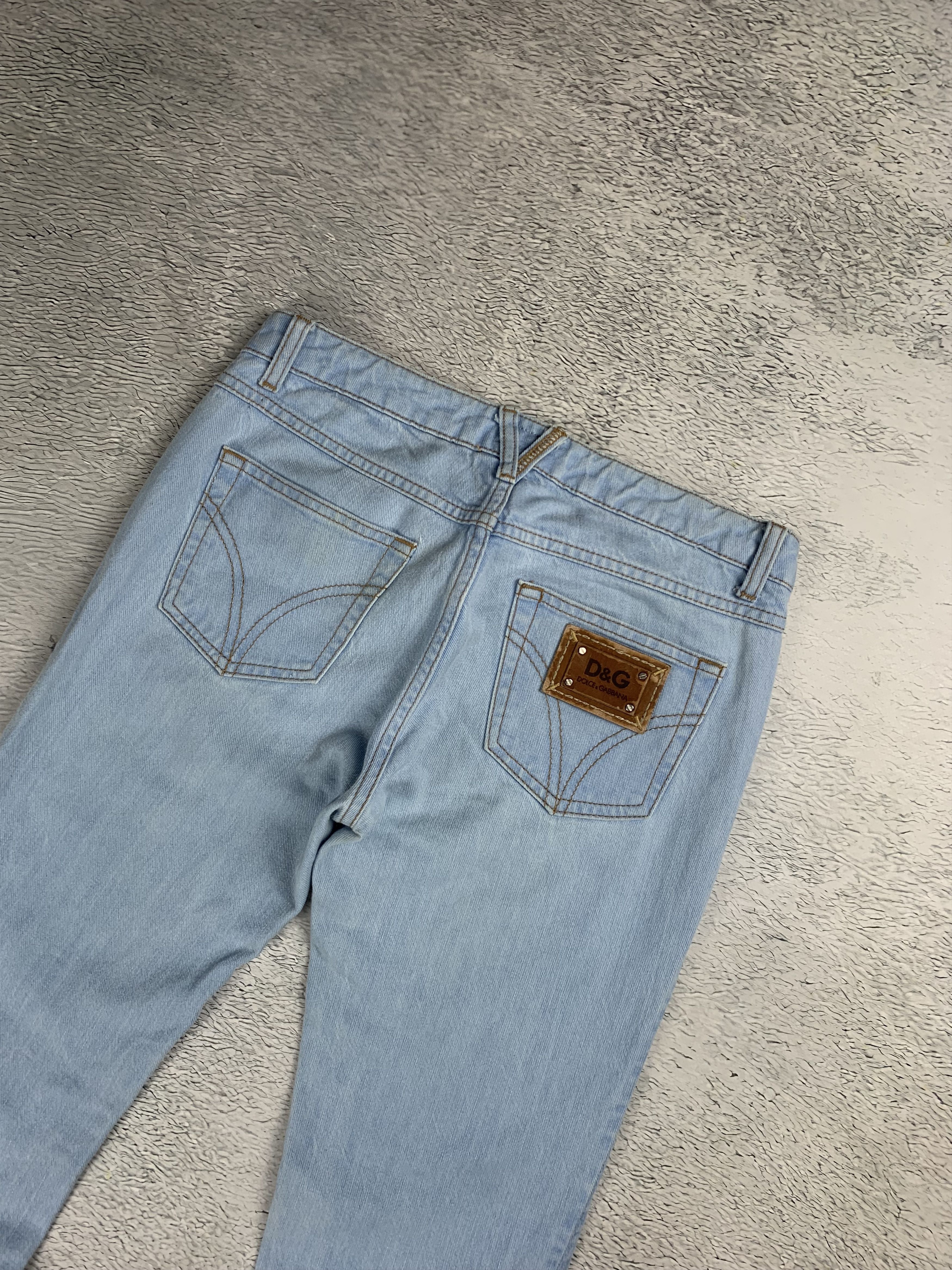 Dolce & Gabbana × Vintage Vintage Dolce & Gabbana jeans Big logo Oldmoney Luxury Size 26" / US 2 / IT 38 - 2 Thumbnail