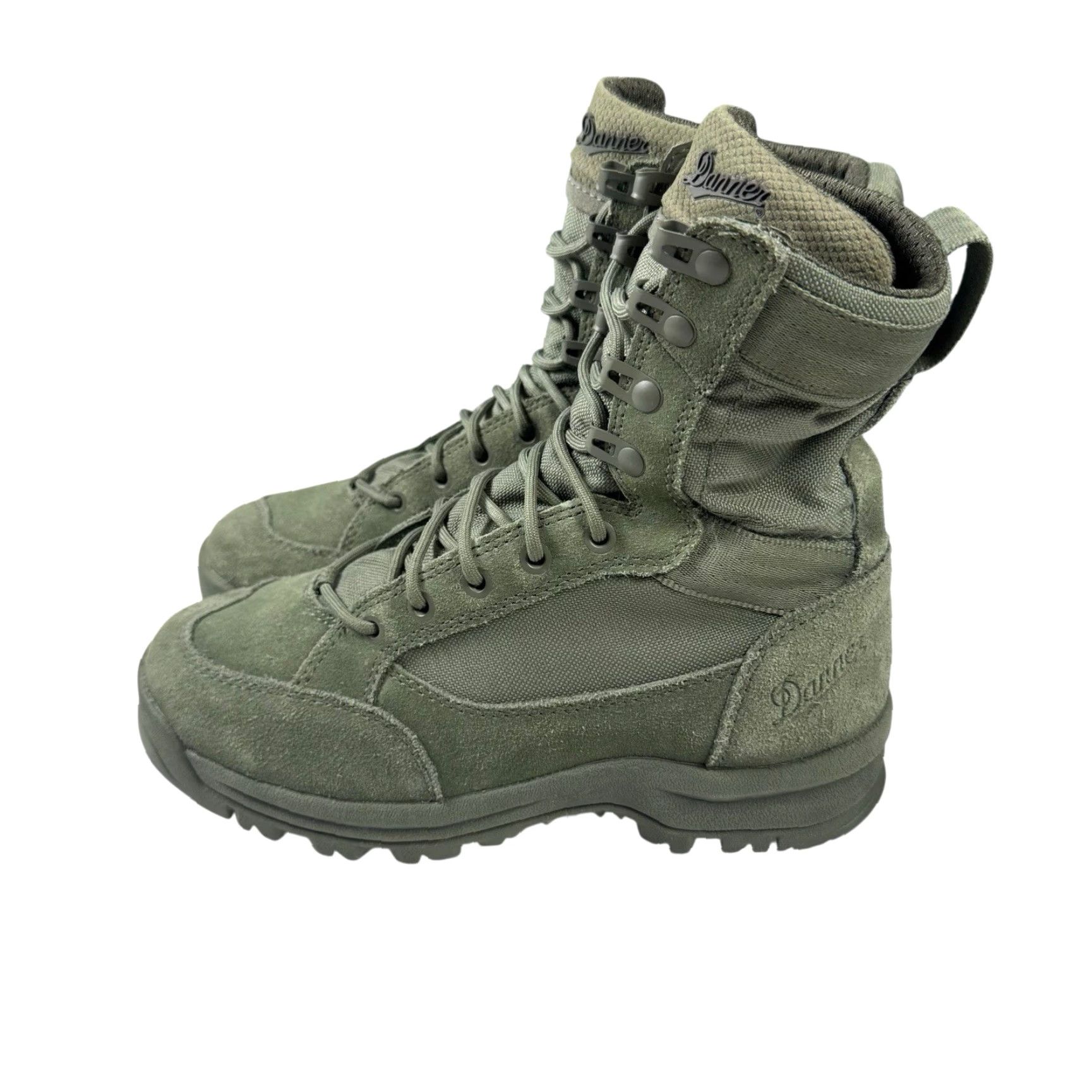Danner Danner Tanicus Boots Mens 6D Sage Green 8" Combat Lace Up Tactical Size US 6 / EU 39 - 4 Thumbnail