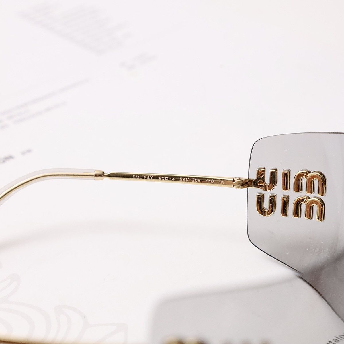 Miu Miu MIU MIU 0MU 54YS SUNGLASSES Size ONE SIZE - 4 Thumbnail
