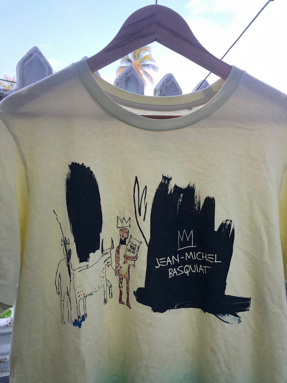 Designer × Jean-Michel Basquiat Jean Michel Basquiat Pop Art Two Tone Colors tee Size US M / EU 48-50 / 2 - 2 Thumbnail