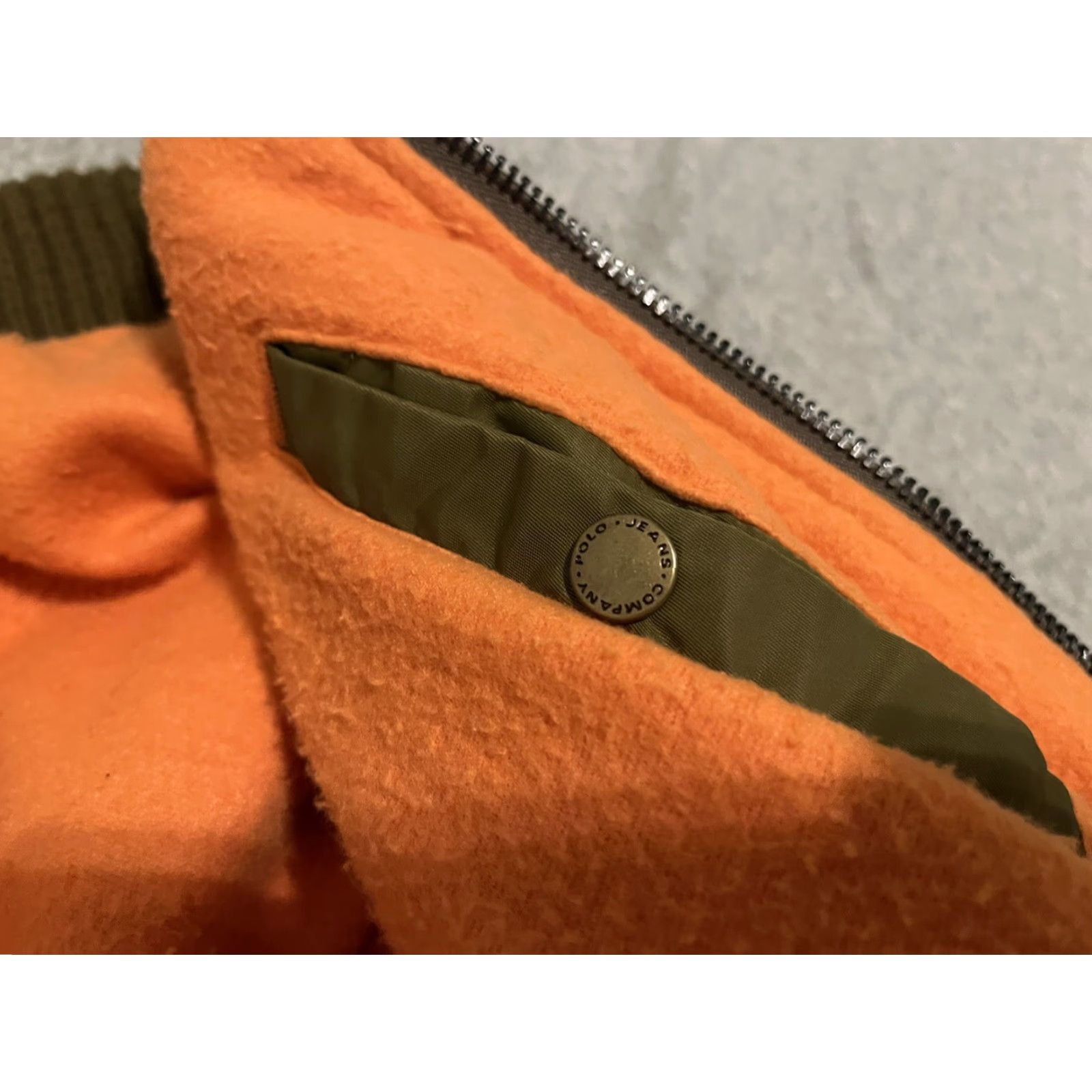 Ralph Lauren VINTAGE Ralph Lauren Polo Jeans Co. Military Surplus Army Green Bomber Jacket Coat XL Men Size US XL / EU 56 / 4 - 4 Thumbnail