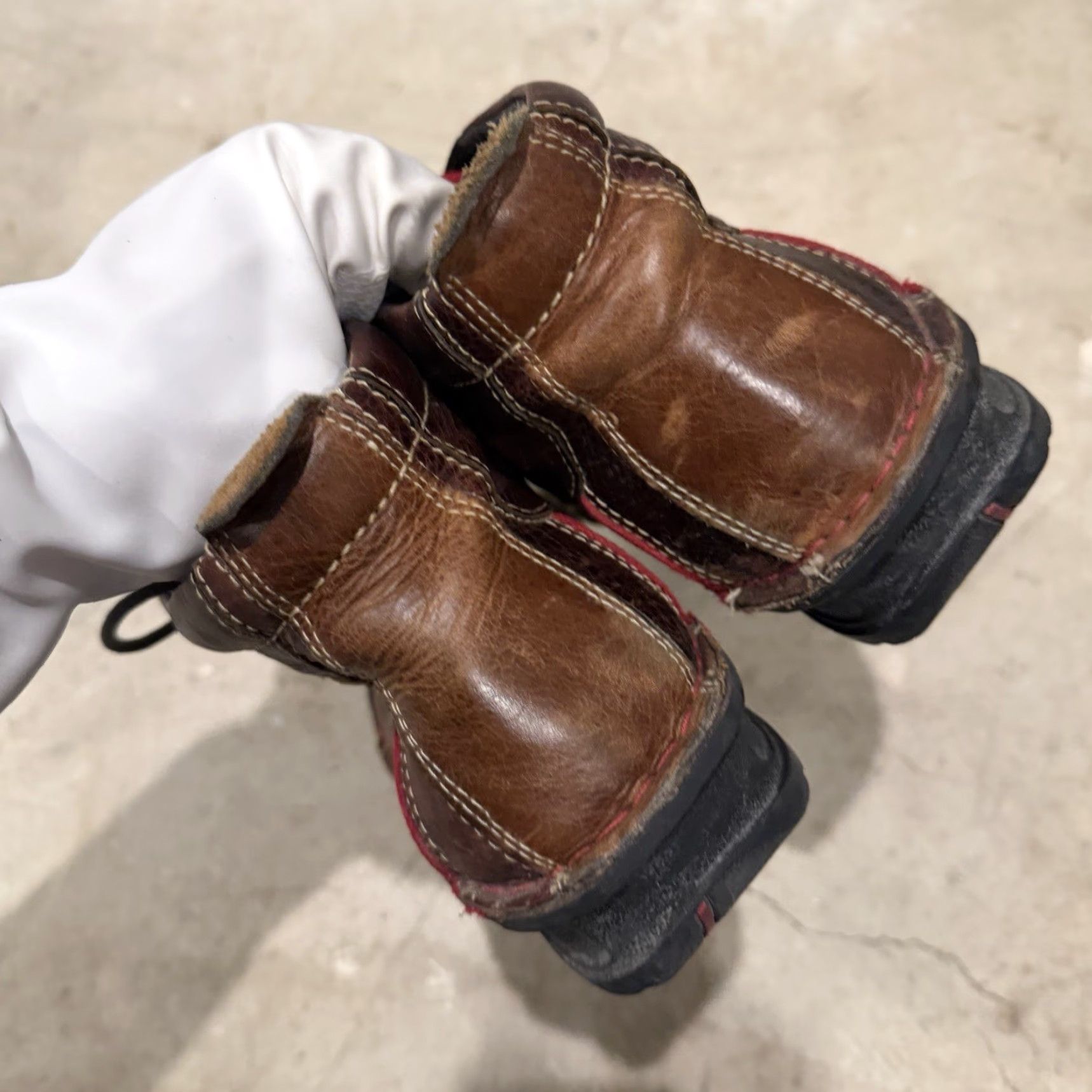 Vintage Wenger Swiss Army Womens Brown Leather Ankle Boots Lace Up Size US 9 Boots Women Brown Leather Ankle Lace Up Size US 9 Wenger Swiss Army Womens Size US 9 / IT 39 - 7 Thumbnail