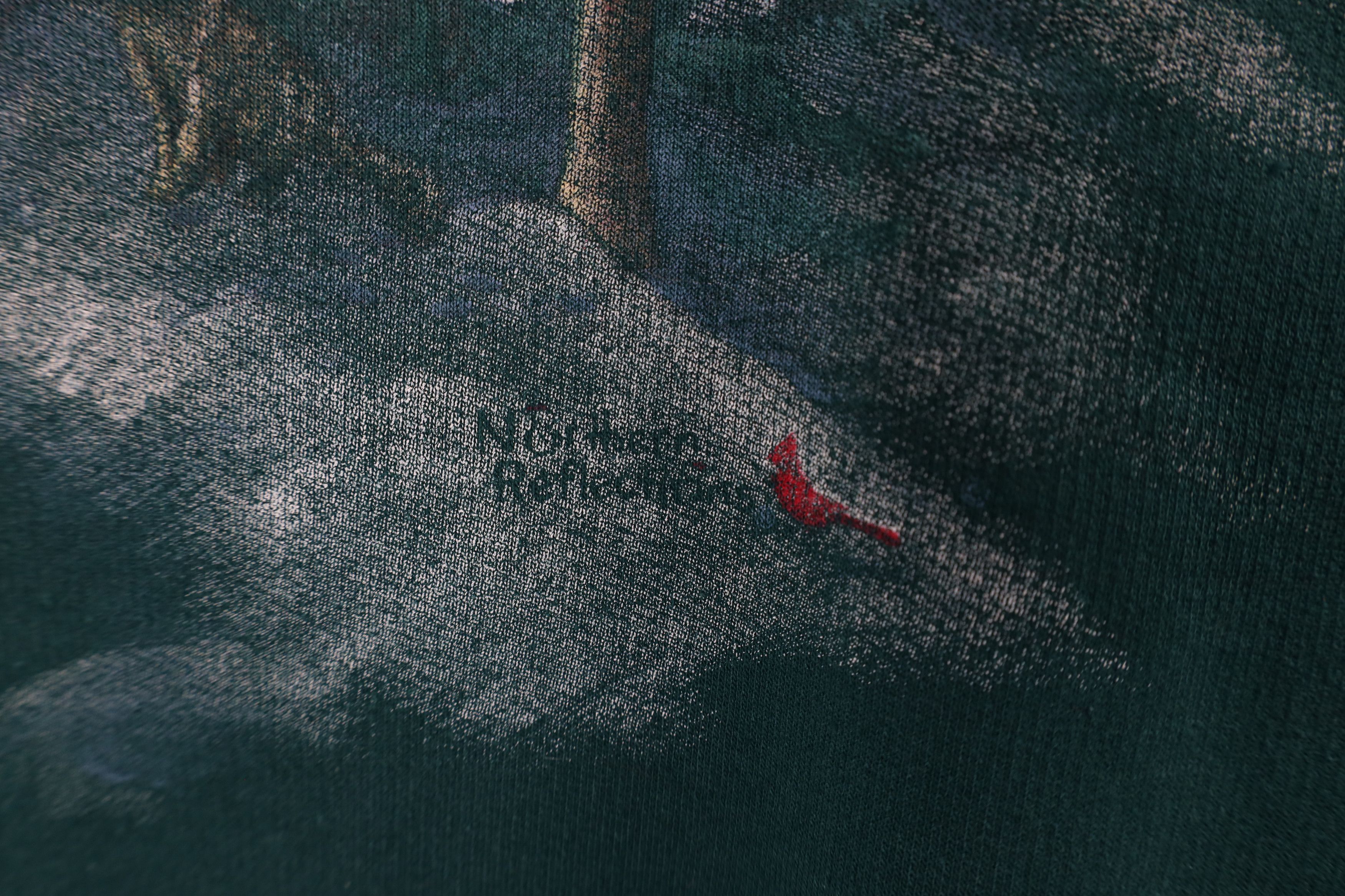 Vintage Vintage 90s Christmas Snowman Farmhouse Cat Sweatshirt Green Size XL / US 12-14 / IT 48-50 - 7 Thumbnail