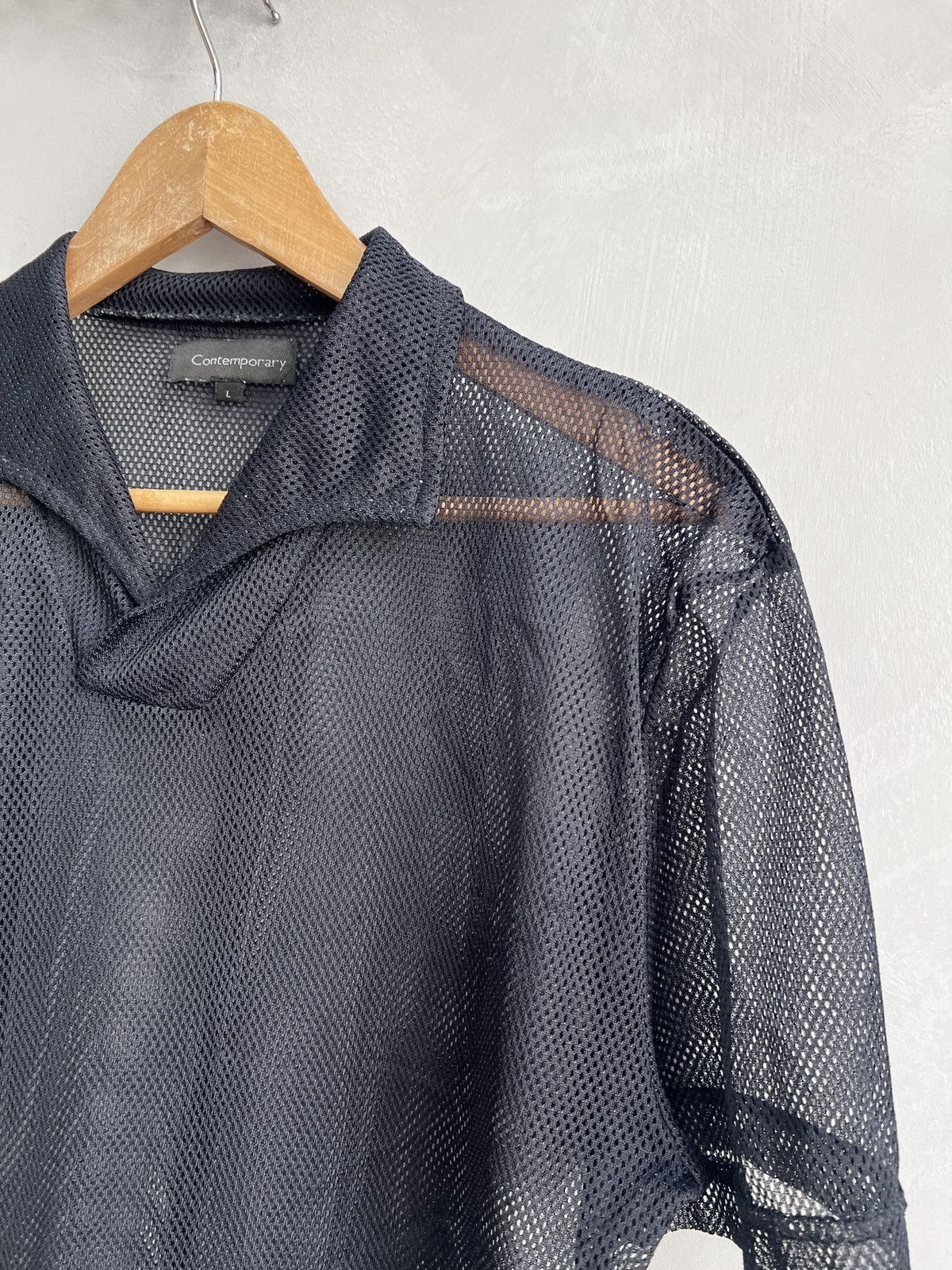 Hysteric Glamour Vintage mesh top polo t shirt avant garde style Size US M / EU 48-50 / 2 - 7 Thumbnail