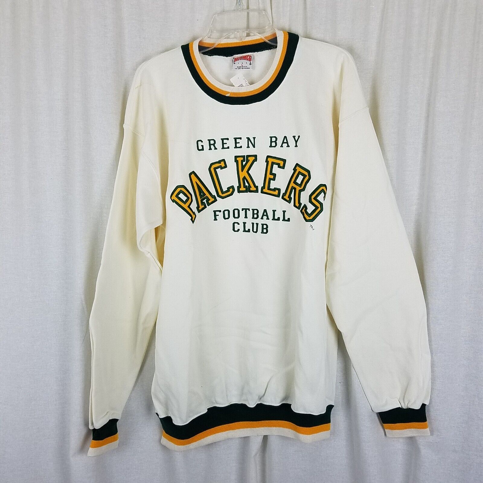 Nutmeg Vtg Nutmeg NFL GreenBay Packers Football Club Sweatshirt USA Size US L / EU 52-54 / 3 - 1 Thumbnail