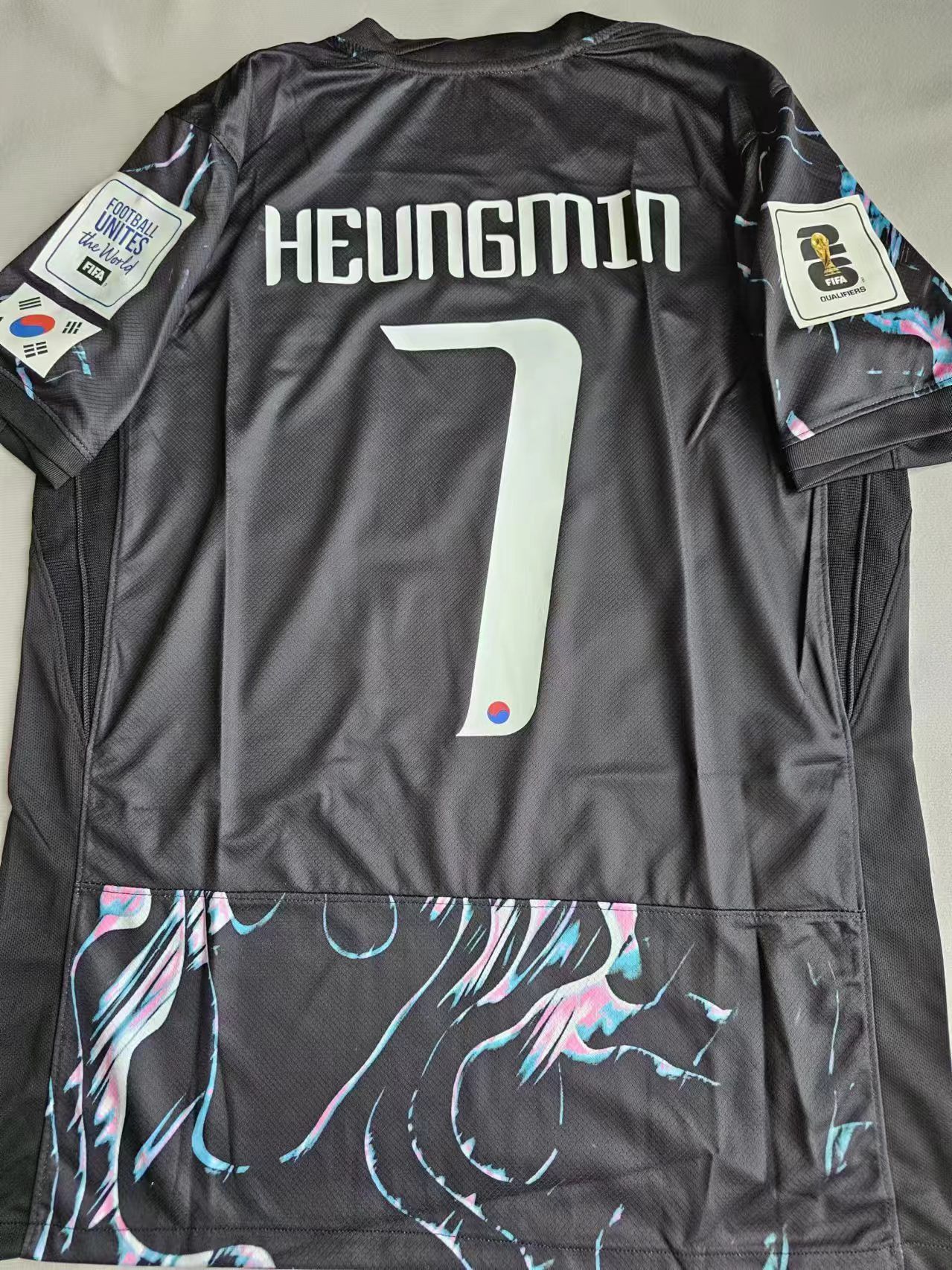 South Korwa 韓国代表 ホーム 2024 HEUNGMIN 7 Nike DriFit 2024 South Korea Stadium Home Jersey #7 SON Heung-min