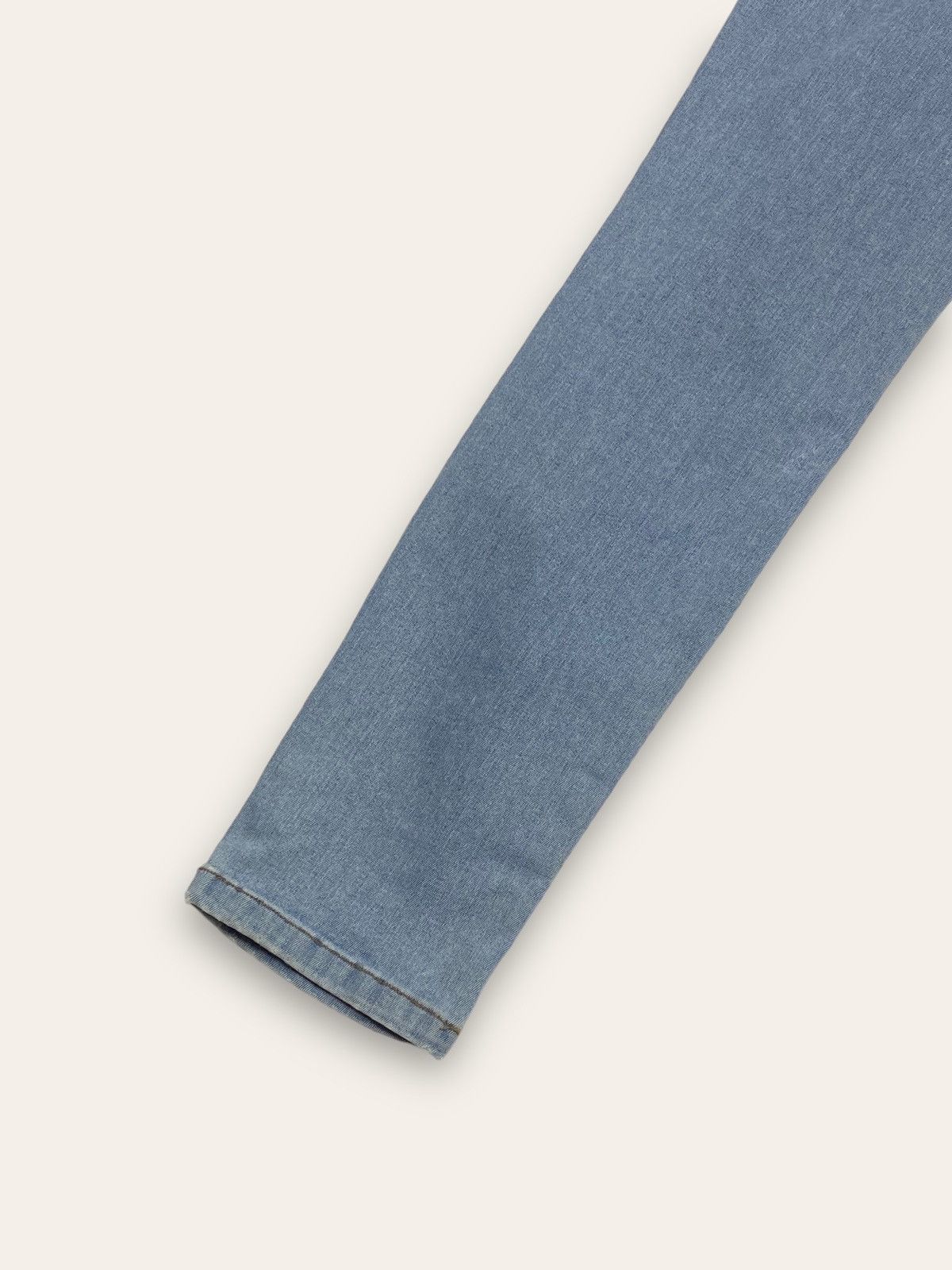 Jean Vintage VERSUS VERSACE Blue Animal Patch Jeans Slim Y2K Size 31" - 11 Thumbnail