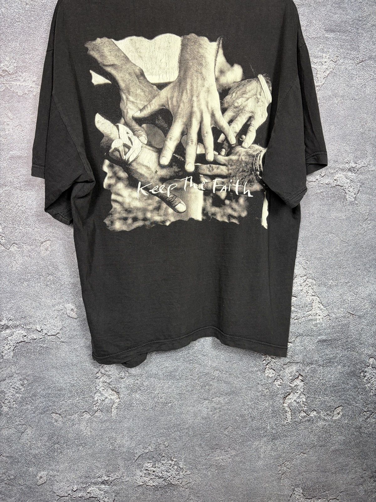 Band Tees Vintage Bon Jovi 1992 Keep the Faith Band T-shirt Tee Size US XL / EU 56 / 4 - 14 Thumbnail