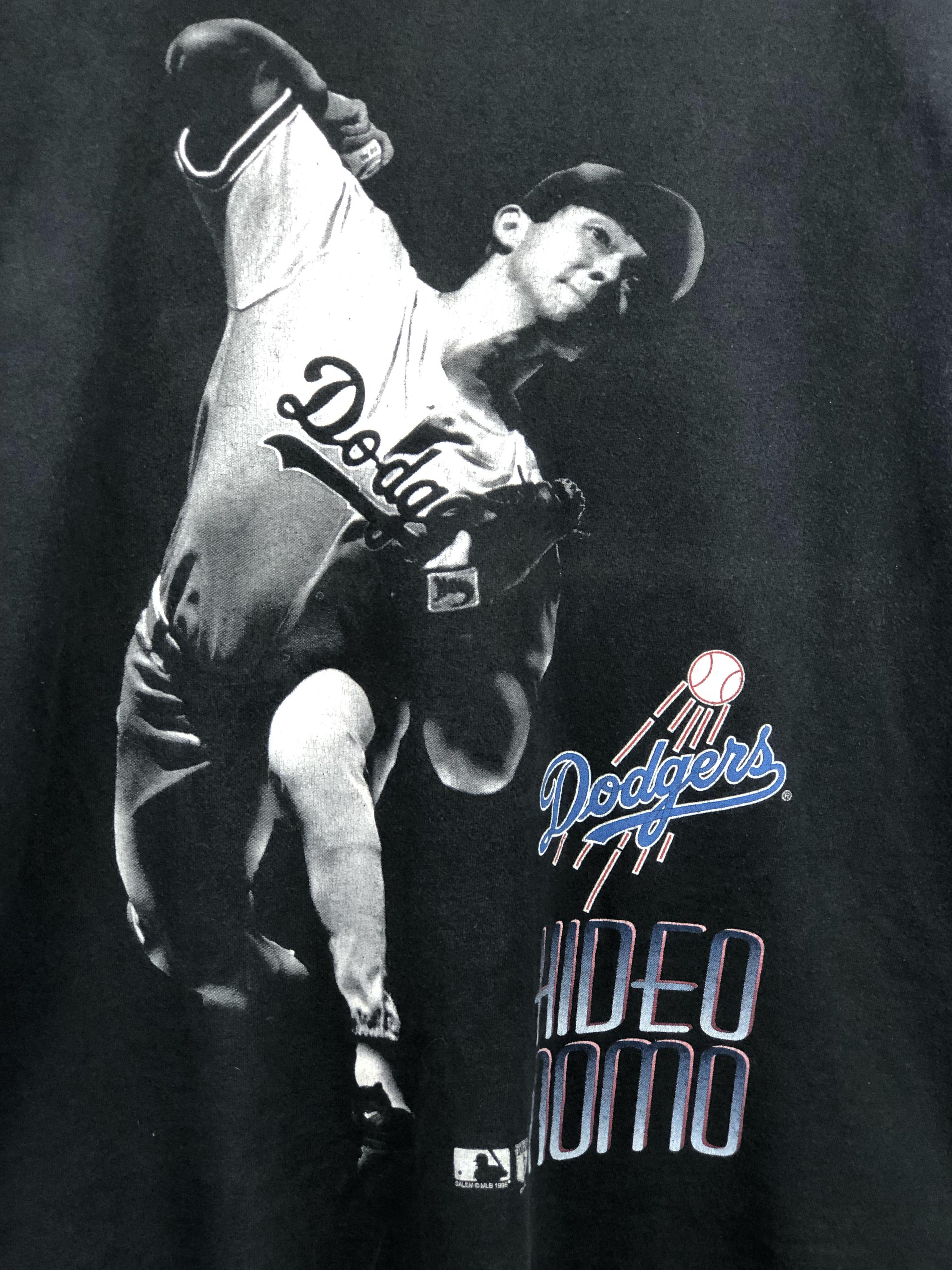 MLB Vintage 90s MLB L.A Dodgers Hideo Nomo Printed Tee TA0344 Size US M / EU 48-50 / 2 - 10 Thumbnail