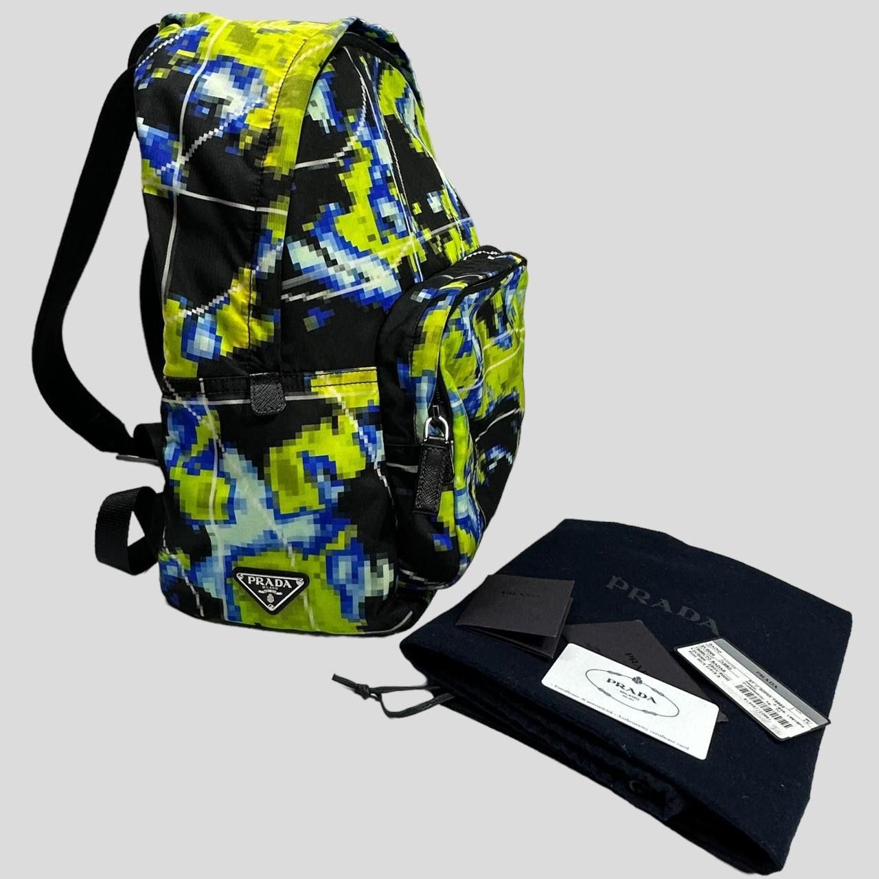 image of Prada 2017 Radar Nylon Tessuto Backpack + Dustbag & Cards, Men's