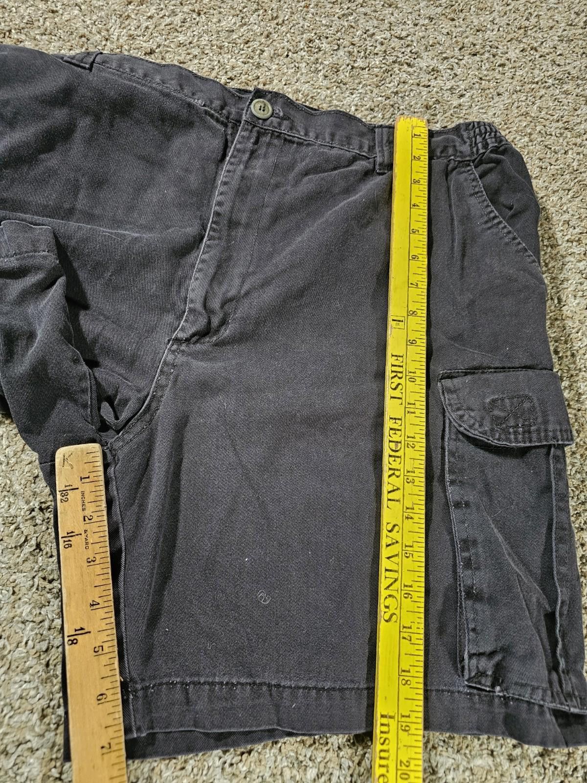 Other King Size Men's Denim Cargo Shorts Size 44 Black Size US 44 / EU 60 - 4 Thumbnail