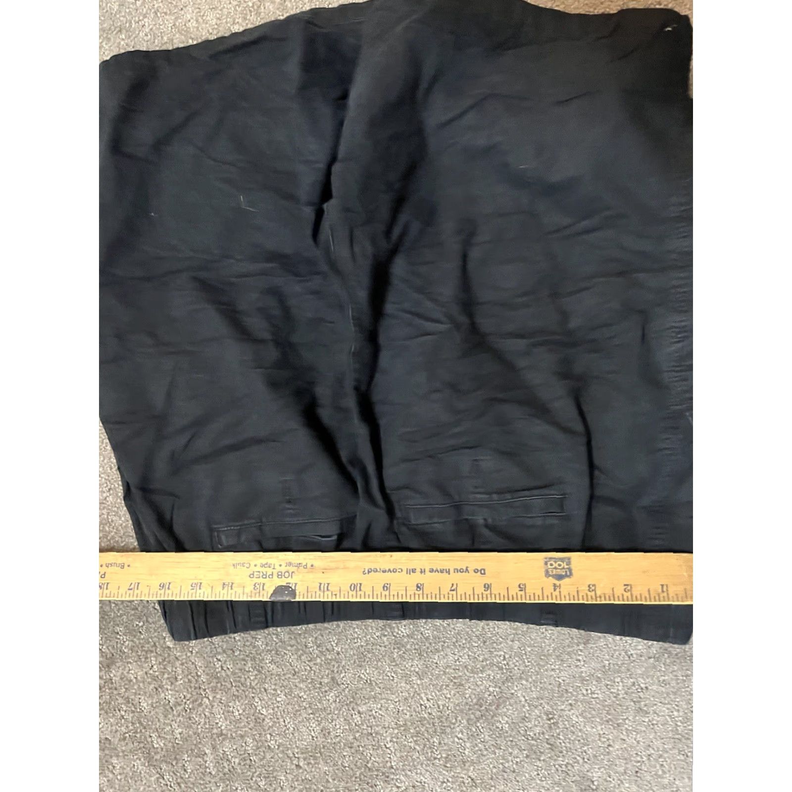 Old Navy Old Navy Chino Shorts Men's Black Large Cotton Spandex Button Fly Pocketed Back Pockets Flat Front 9.5 Inseam Size US 33 - 5 Thumbnail