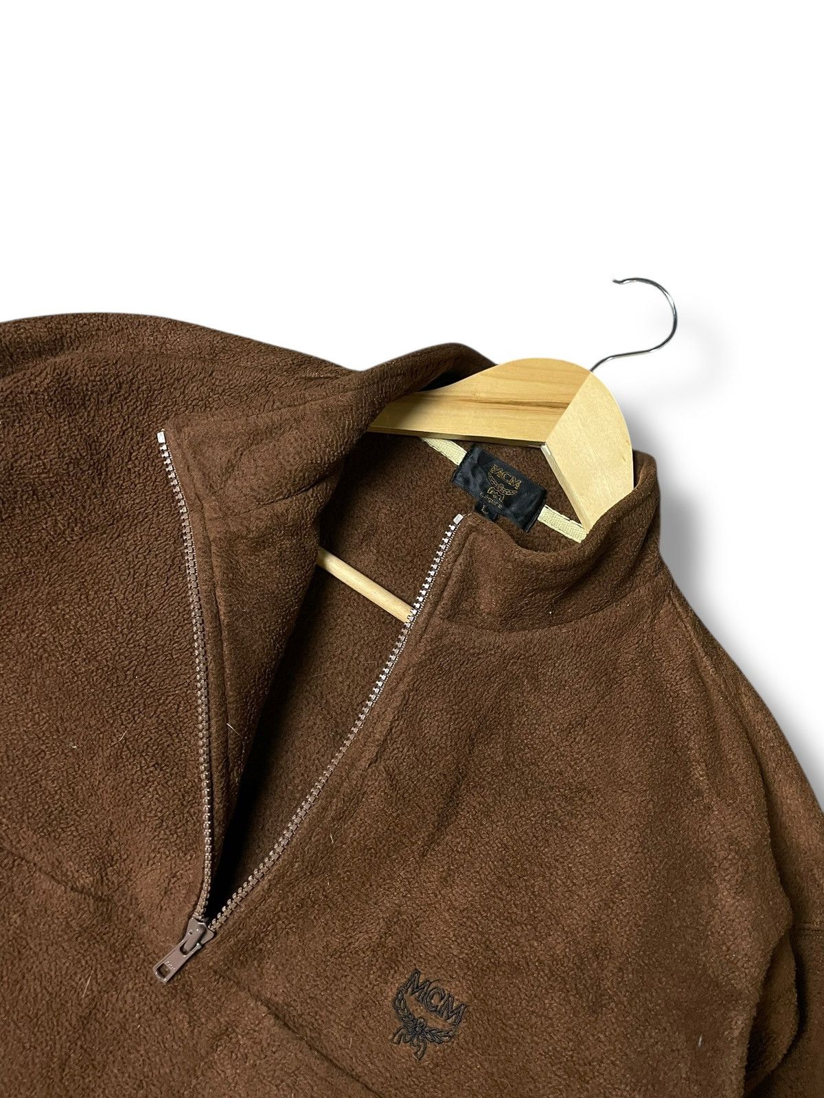 Japanese Brand × MCM × Vintage MCM Half Zipped Fleece Pullover (116) Size US S / EU 44-46 / 1 - 6 Thumbnail