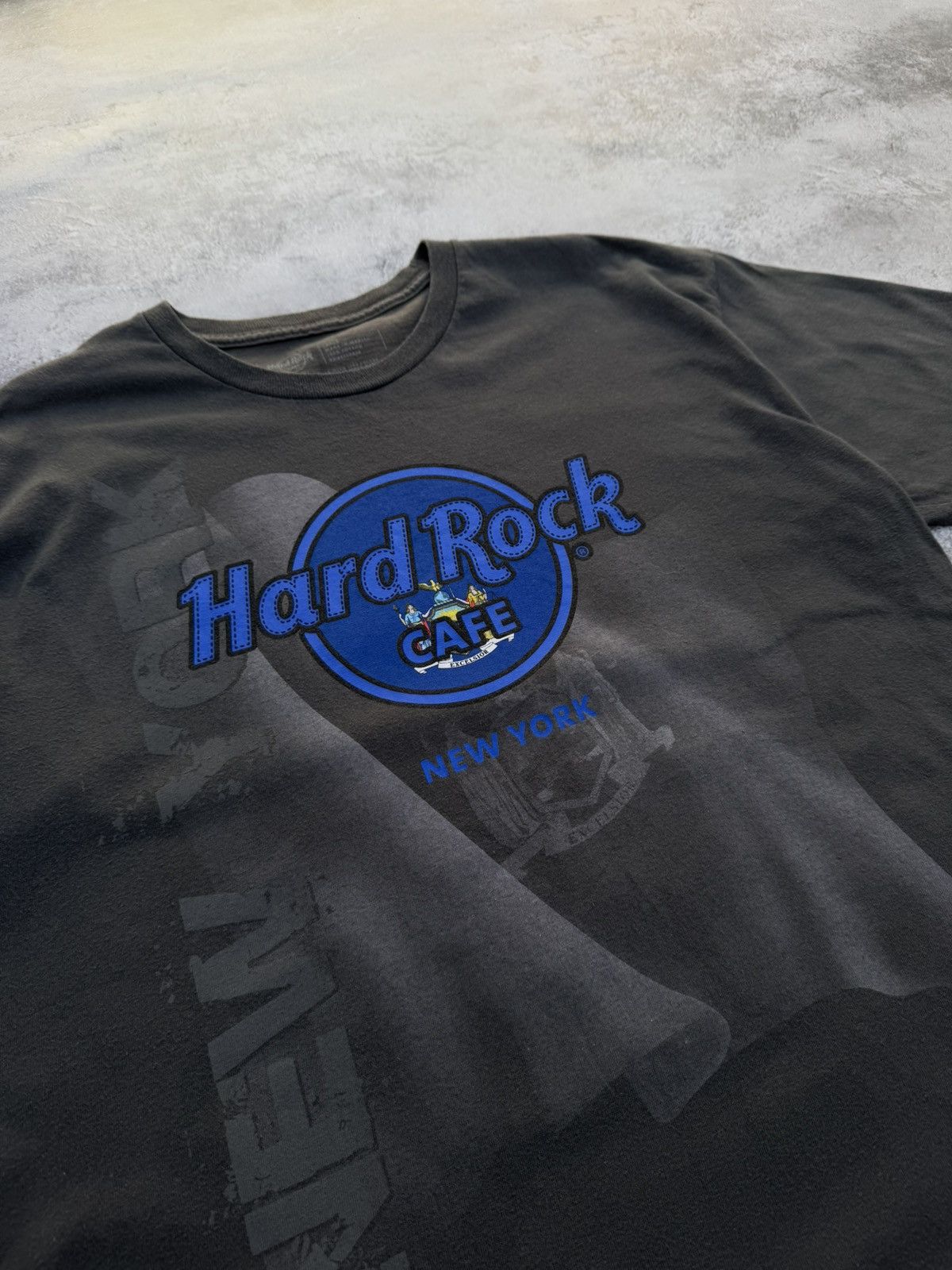 Hard Rock Cafe × Vintage Vintage T-shirt Hard Rock Cafe New York Excelsior Size US L / EU 52-54 / 3 - 3 Thumbnail