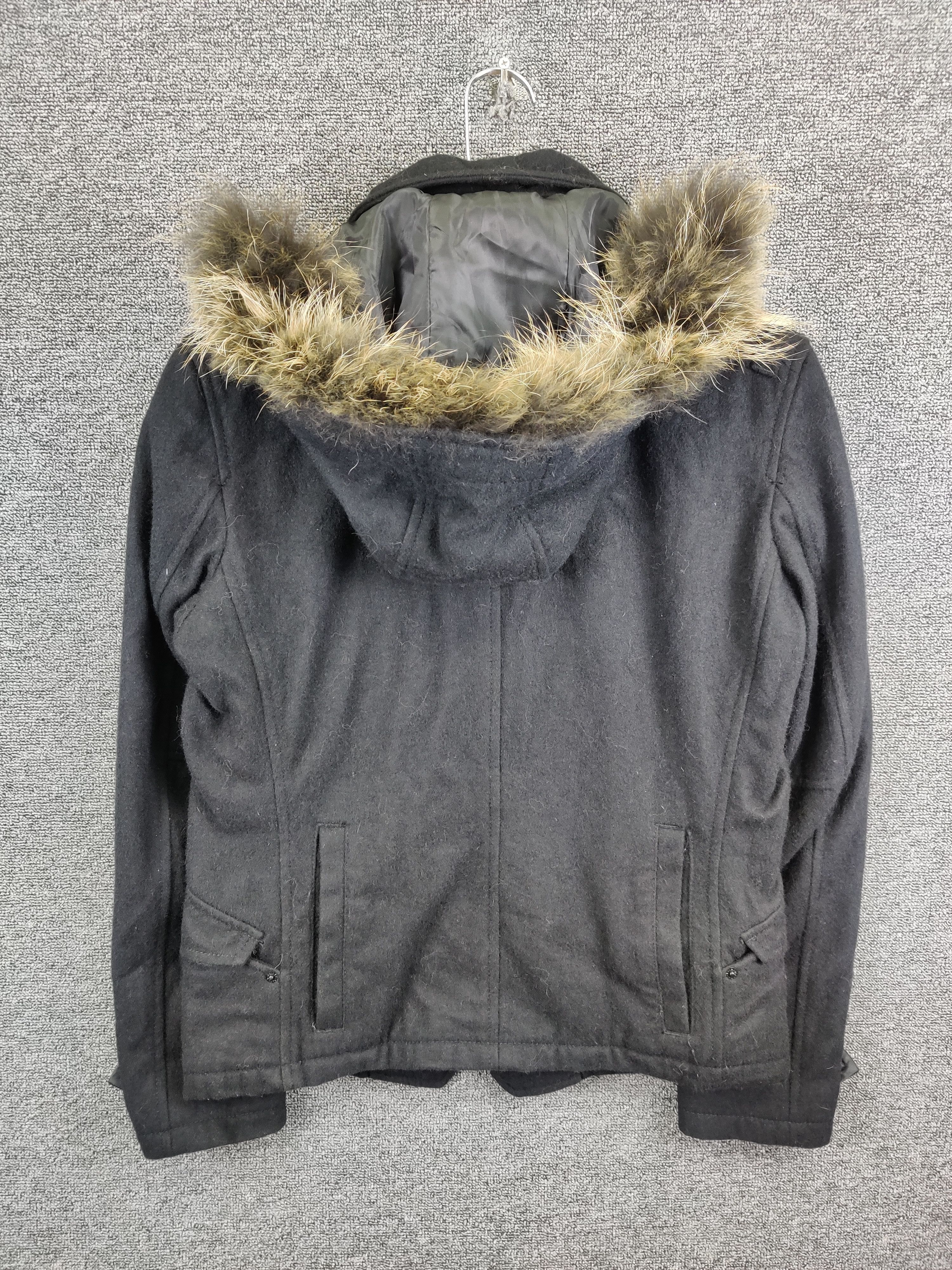 PPFM Vintage PPFM Wool Fur Zip Up Hoodie Jacket Size US L / EU 52-54 / 3 - 6 Thumbnail
