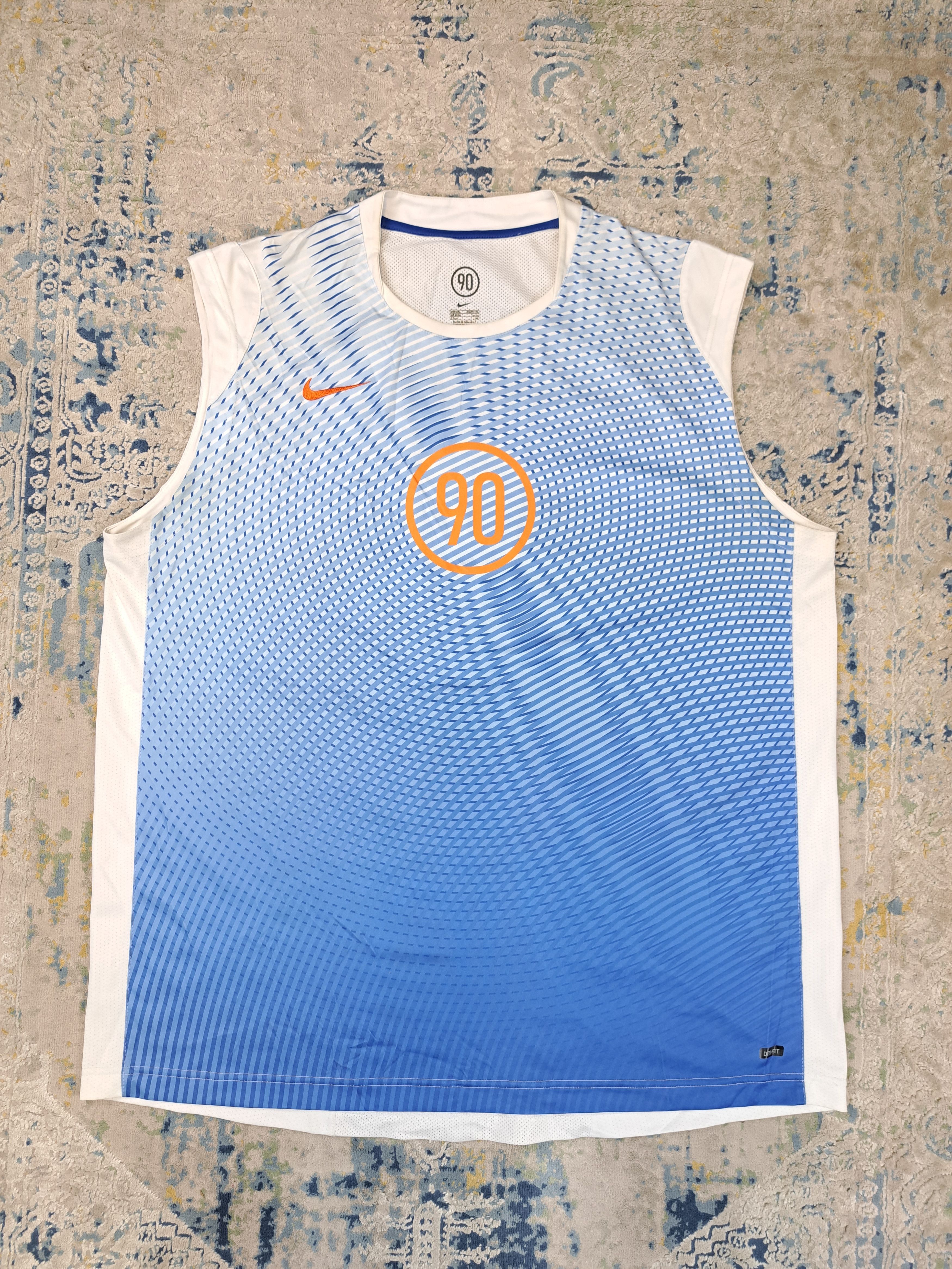 Nike Vintage Nike Total 90 Blokecore Tank Top Jersey Soccer Size US XXL / EU 58 / 5 - 1 Thumbnail