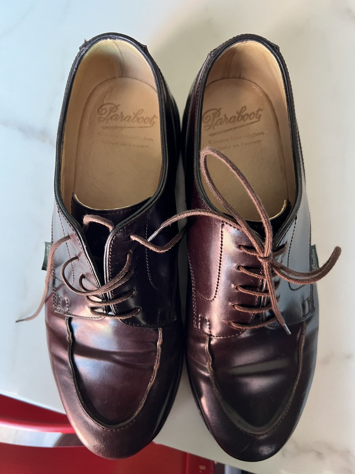 Paraboot Paraboot shell cordova chambord burgundy 8 Size US 9 / EU 42 - 9 Thumbnail