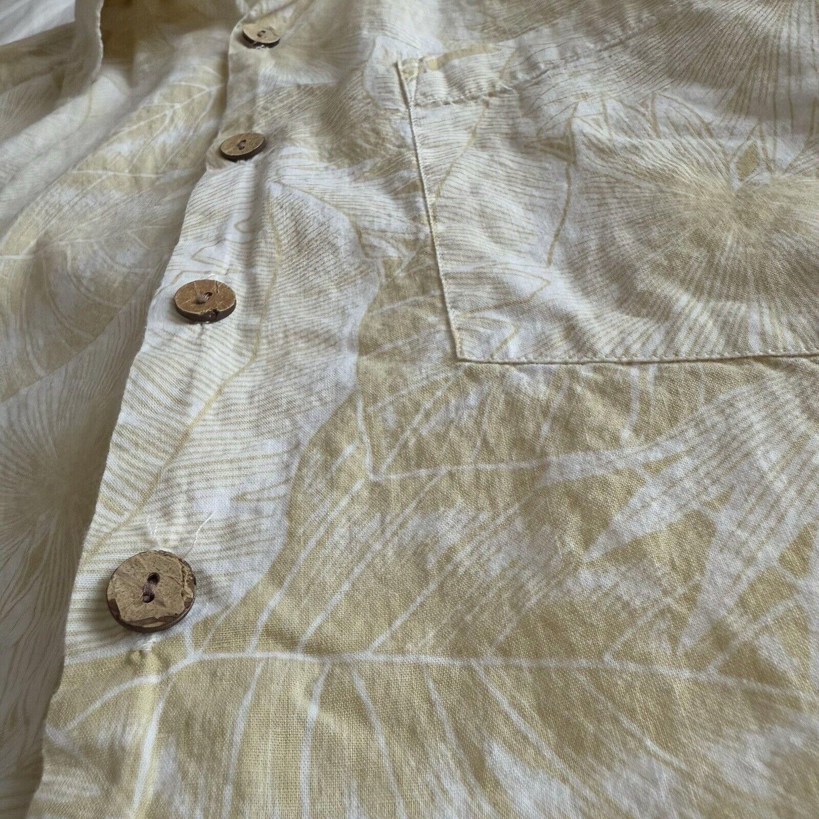 Designer Rare Maui Trading Co Button Up Hawaiian Shirt Men’s M Yellow Size US M / EU 48-50 / 2 - 2 Thumbnail
