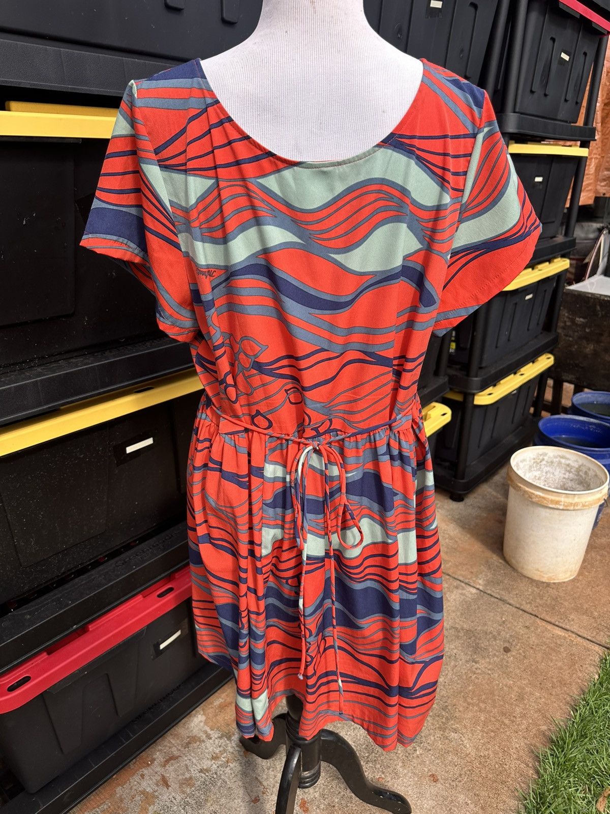 Other Manuhealii Hawaiian Dress Red Women's XL-2X Made In Hawaii Size XL / US 12-14 / IT 48-50 - 2 Thumbnail