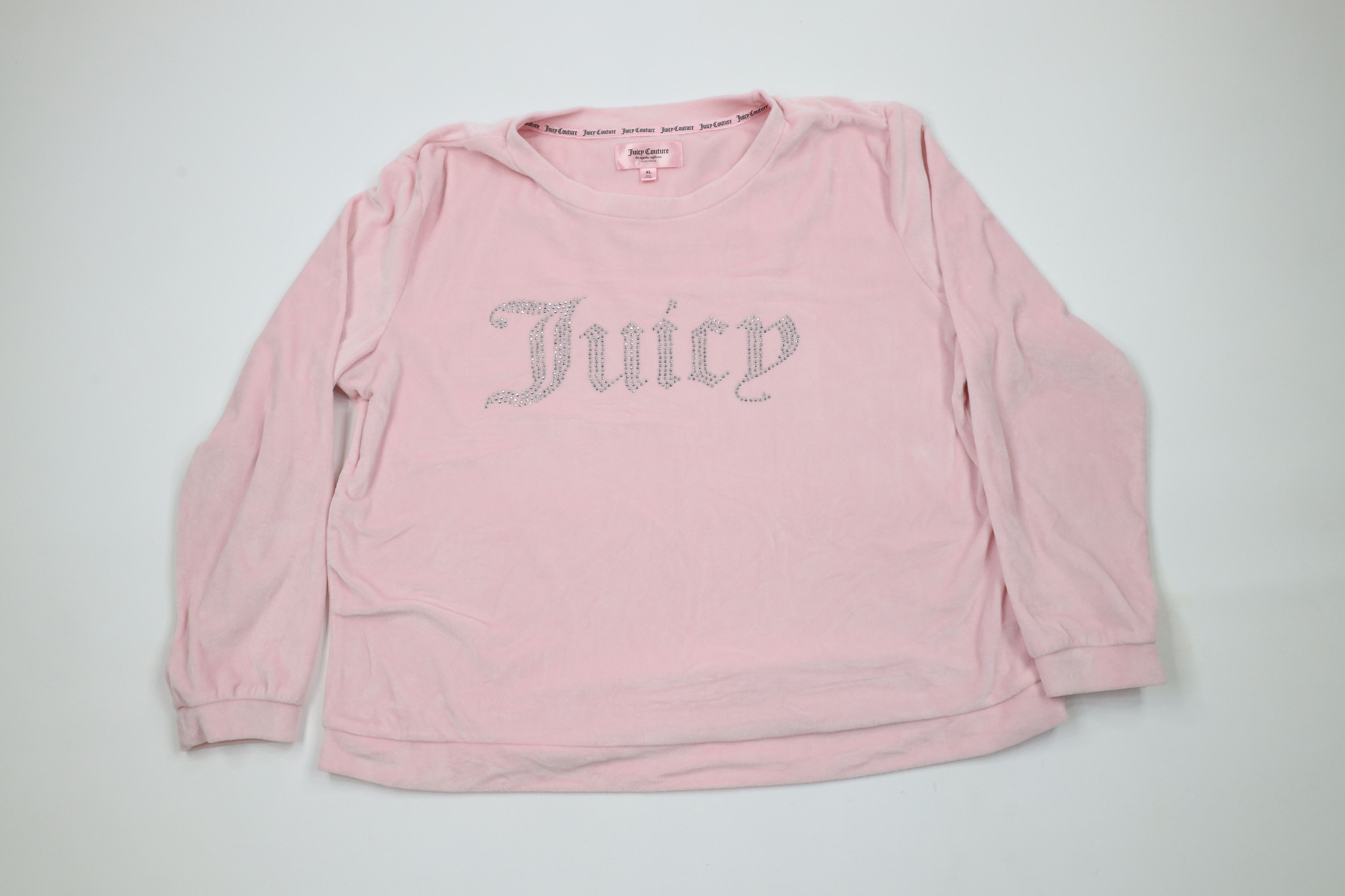 Juicy Couture × Vintage Vintage Y2K Juicy Couture Soft Velour 2 Piece Track Suit Size XL / US 12-14 / IT 48-50 - 2 Thumbnail