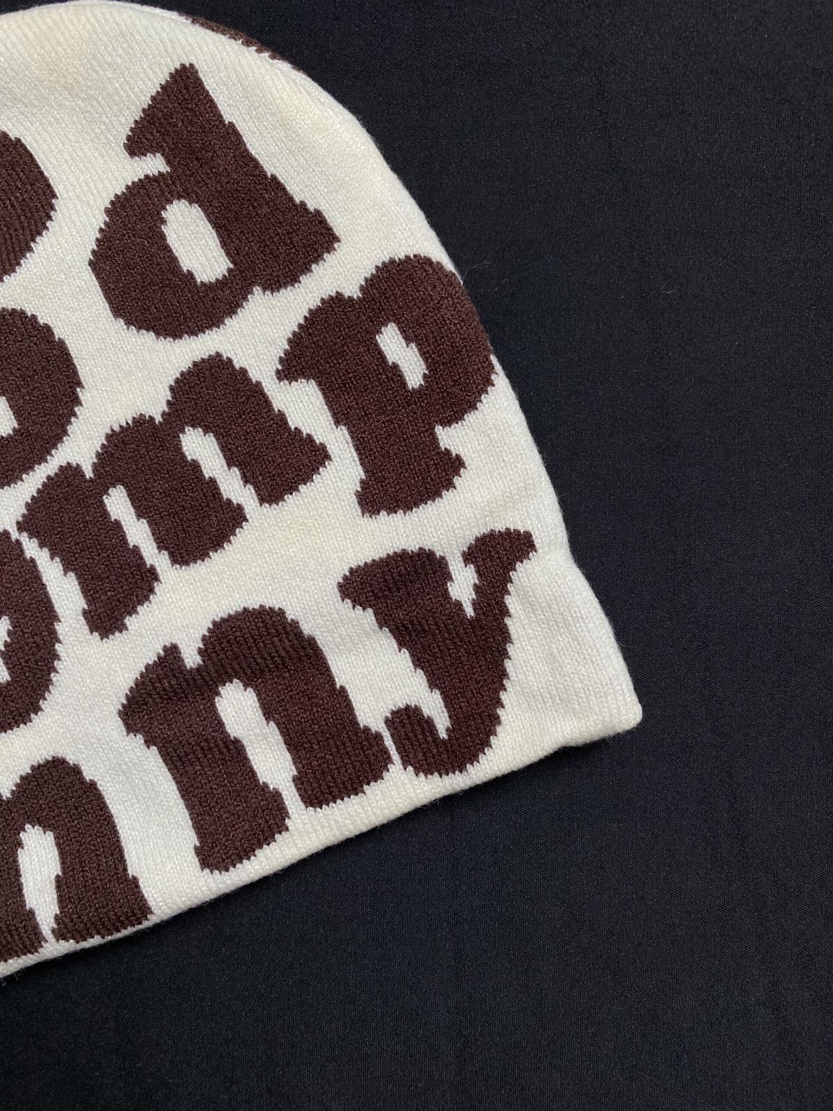 Japanese Brand Rare Good Compenny Classic No Cuff Knit Skull White Beanie Size ONE SIZE - 3 Thumbnail
