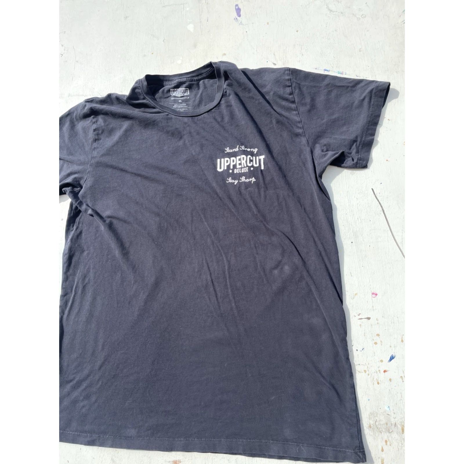 Vintage VINTAGE not applicable; keep to original: Men's Uppercut Deluxe T-Shirt Black Logo XL Pomade Street Aussie Slick Greaser Size US XL / EU 56 / 4 - 6 Thumbnail