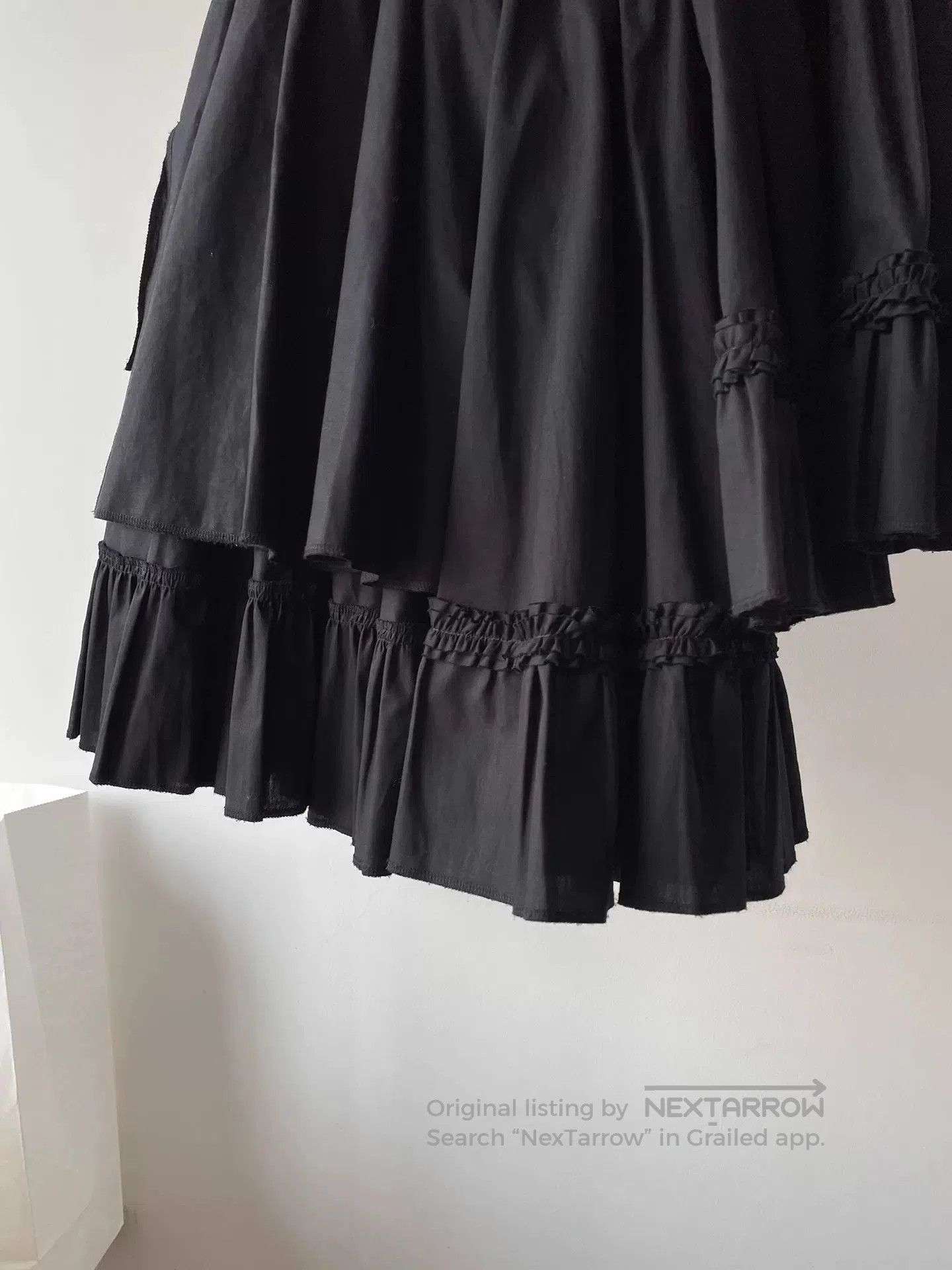 Comme des Garcons PLAY Comme des Garçons Asymmetric Layered Skirt. Size 35" - 3 Thumbnail