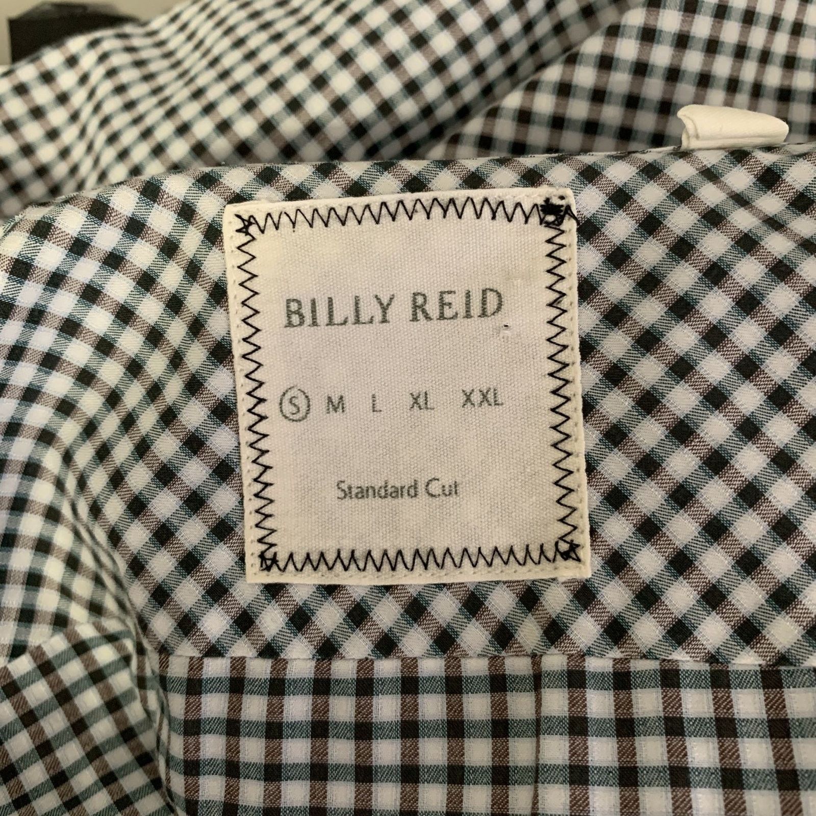 Billy Reid Size S White Multi-Color Checkered Cotton L/S Shirt Size US S / EU 44-46 / 1 - 5 Thumbnail