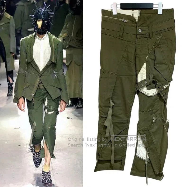 Junya Watanabe JUNYA WATANABE size SS Deconstructed Military Pants. Size US 29 - 1 Thumbnail